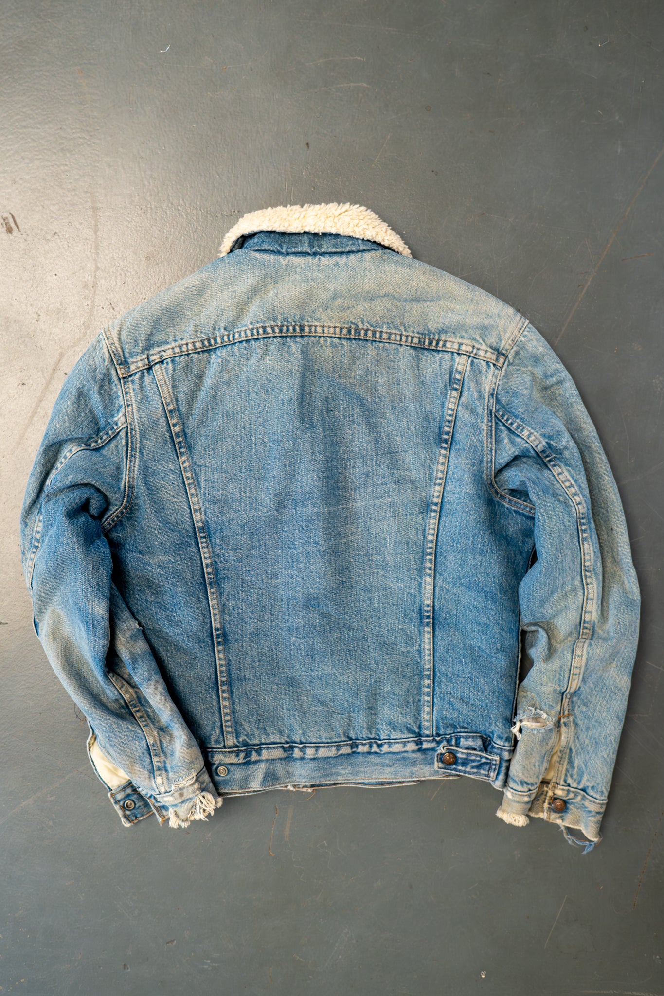 Vintage Levi's Sherpa Fleece Lined Denim Jacket - L