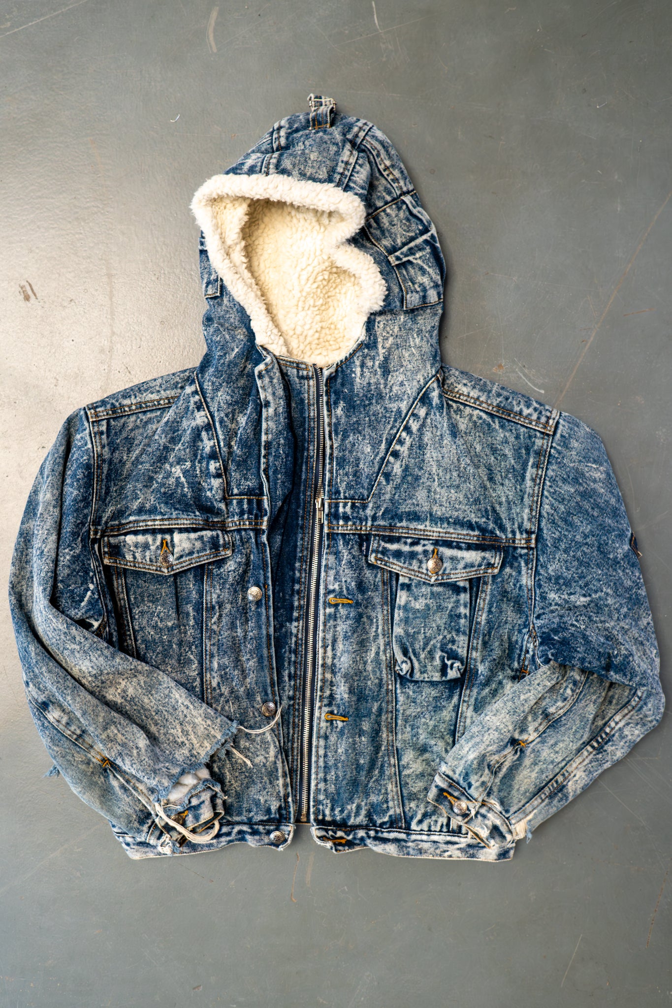 Vintage Levi's Sherpa Fleece Lined Denim Jacket - XXL