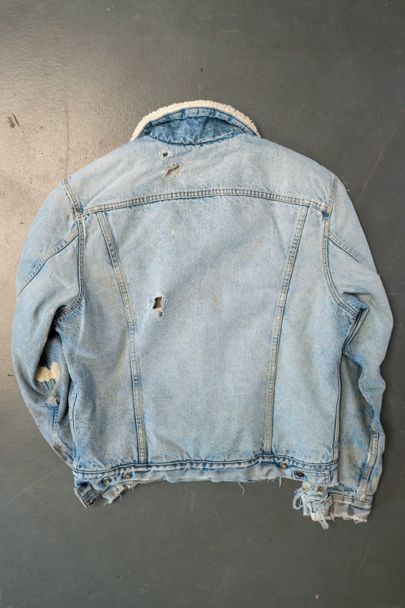 Vintage Levi's Sherpa Fleece Lined Denim Jacket - L