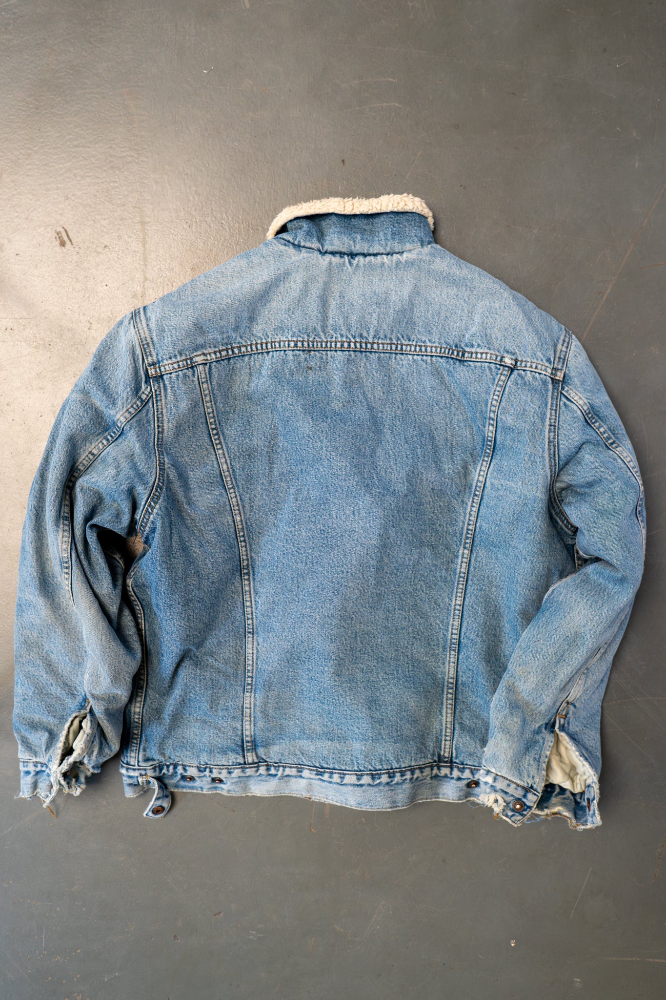 Vintage Levi's Sherpa Fleece Lined Denim Jacket - XXL