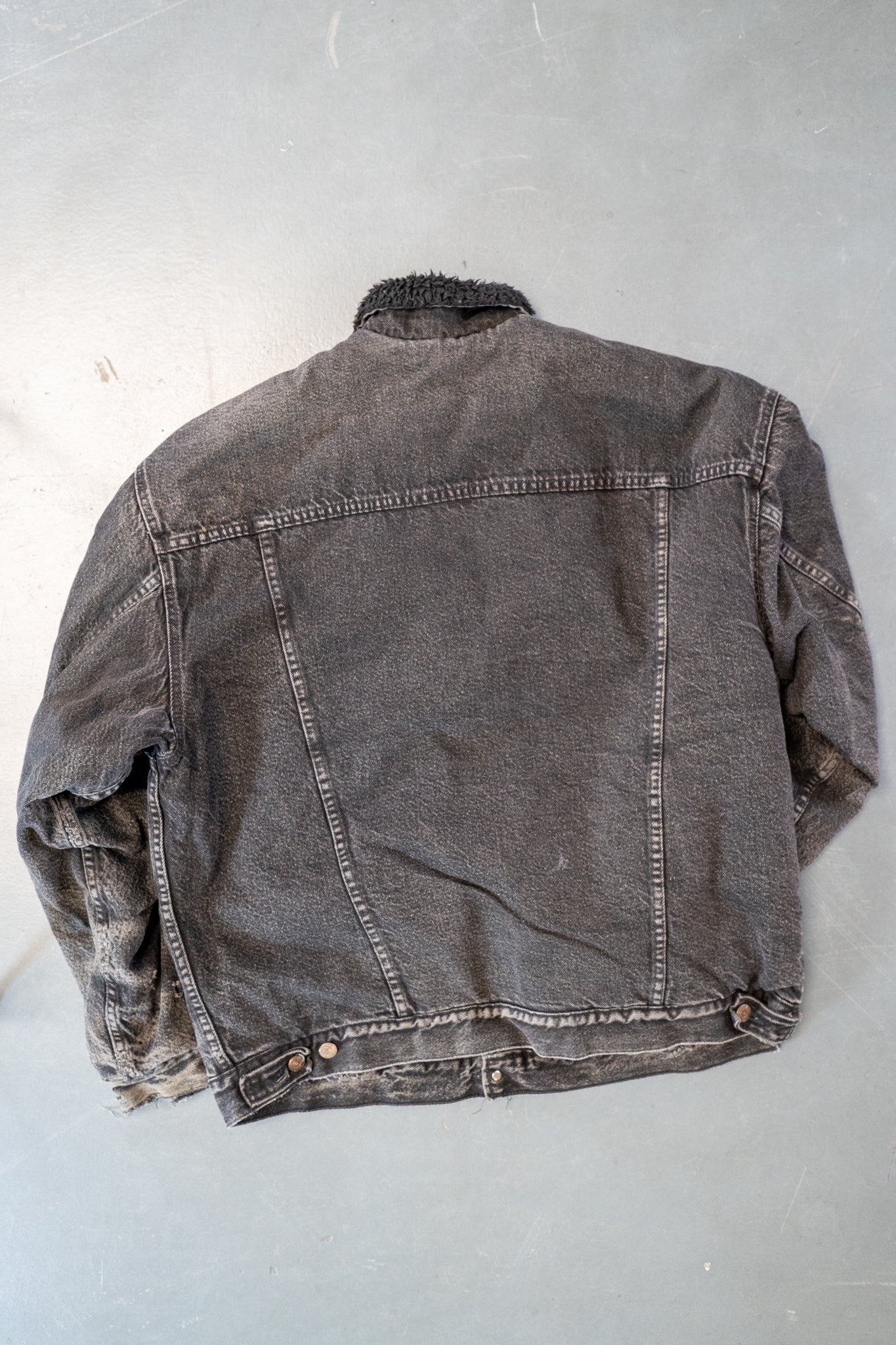 Vintage Levi's Sherpa Fleece Lined Denim Jacket - XXL