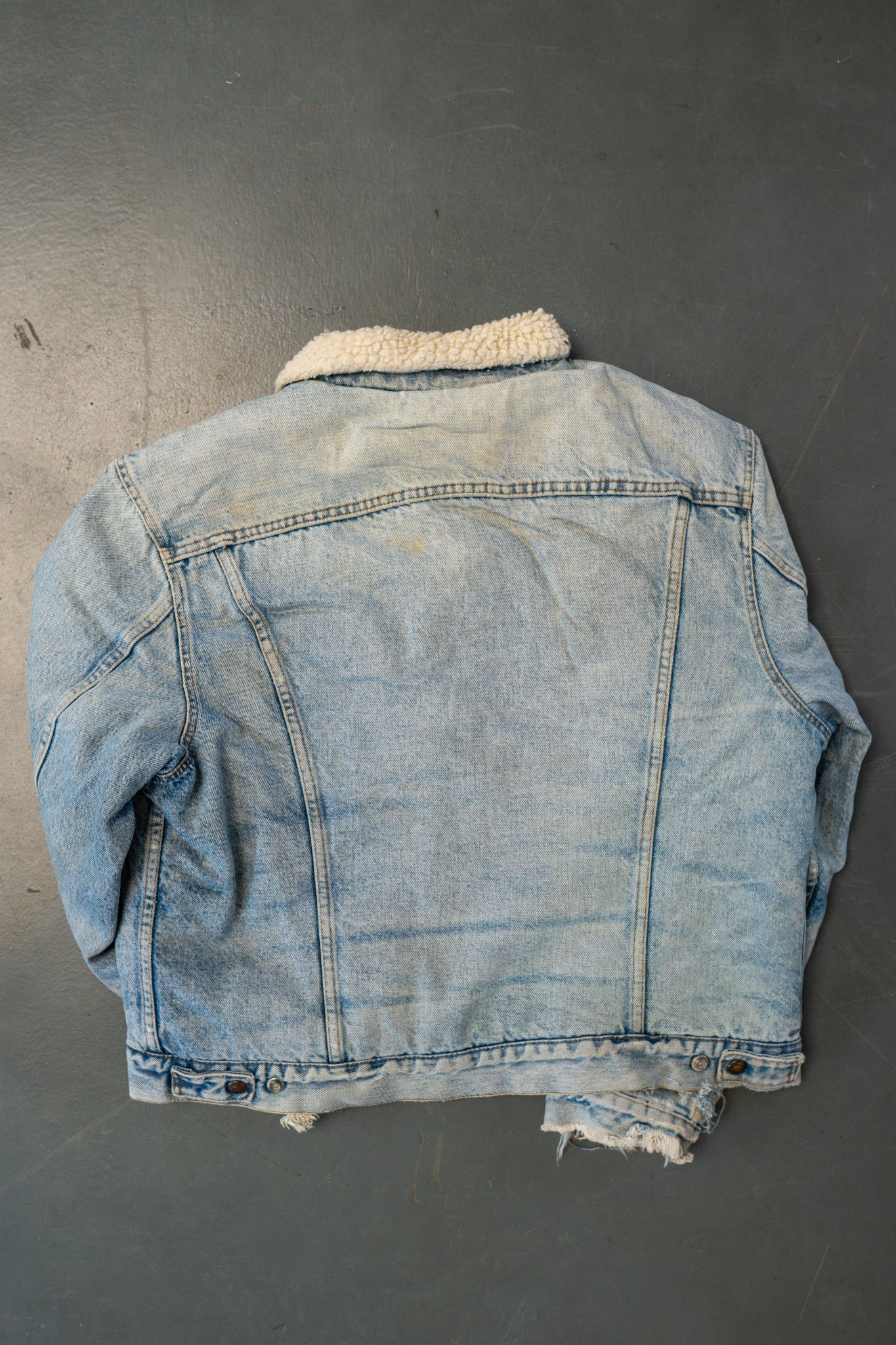 Vintage Levi's Sherpa Fleece Lined Denim Jacket - XL