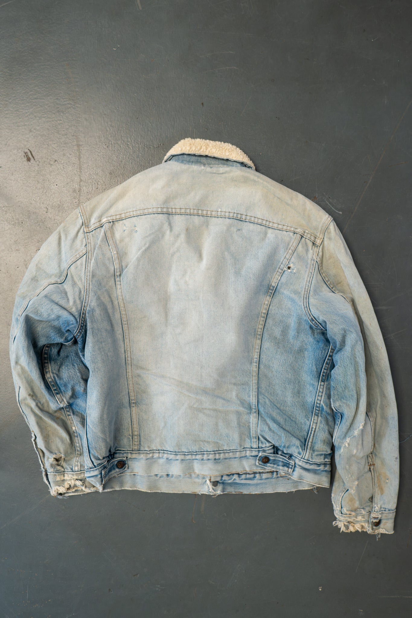 Vintage Levi's Sherpa Fleece Lined Denim Jacket - L