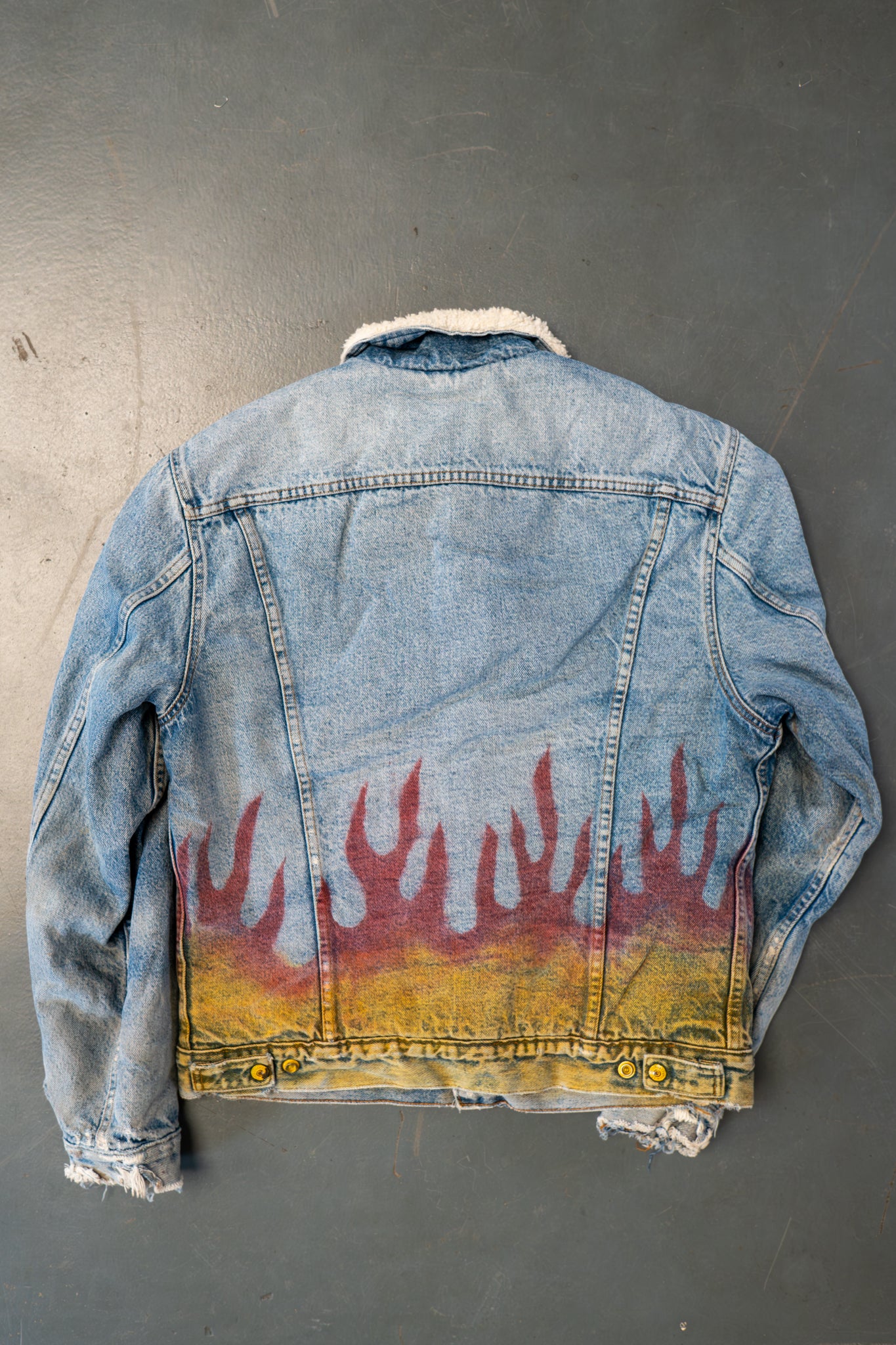 Vintage Levi's Sherpa Fleece Lined Denim Jacket - XL