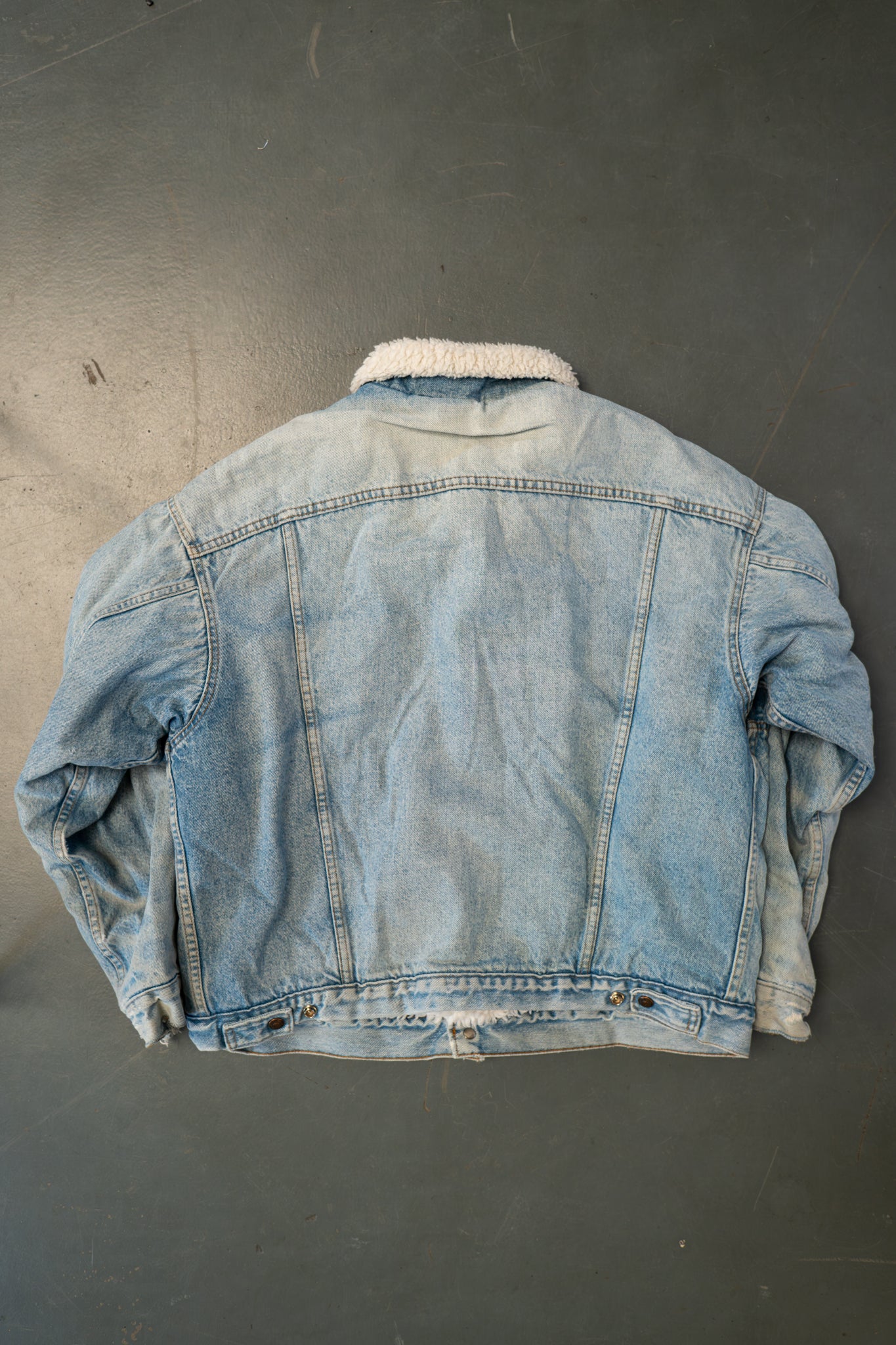 Vintage Levi's Sherpa Fleece Lined Denim Jacket - XXL