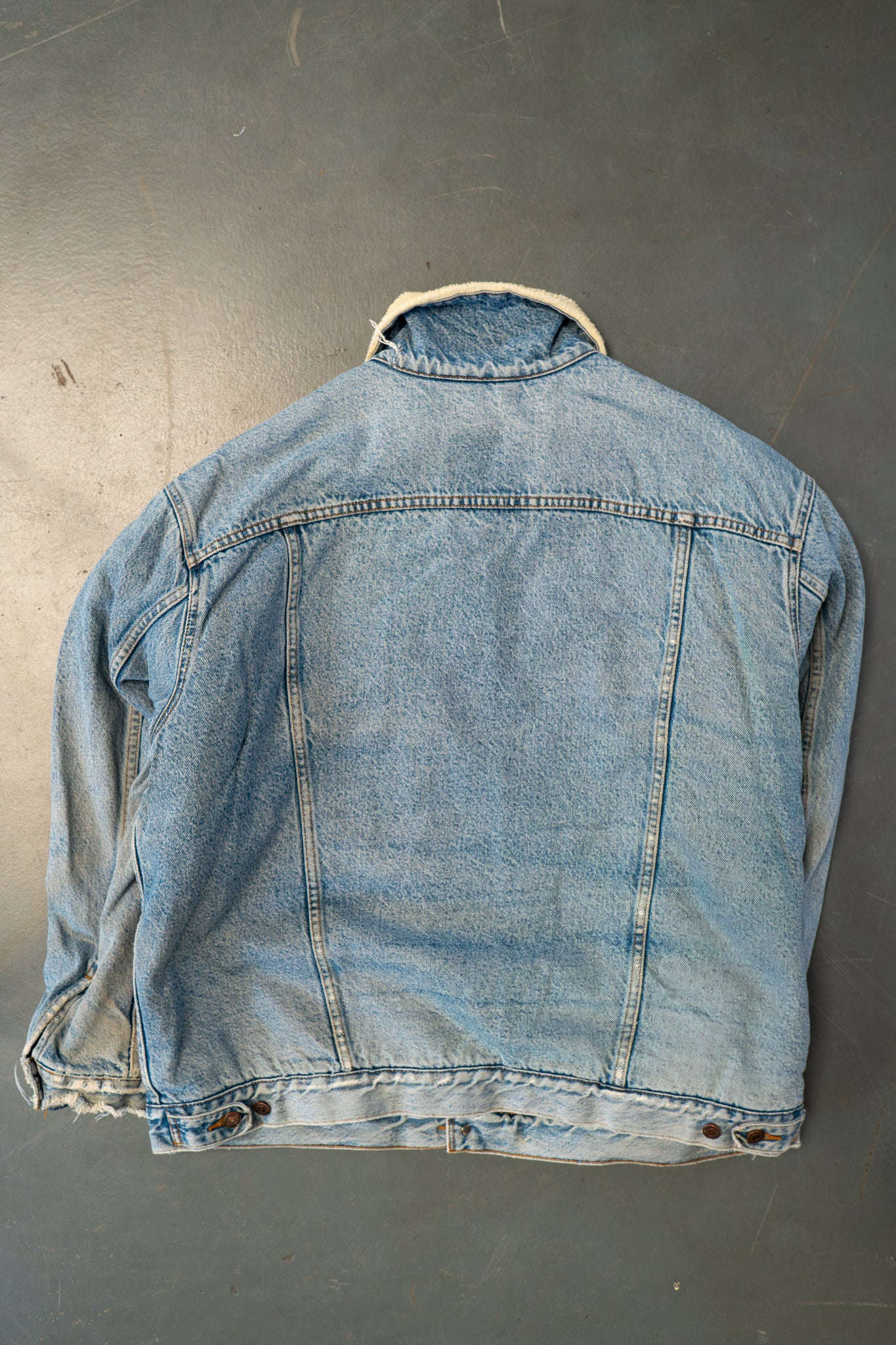Vintage Levi's Sherpa Fleece Lined Denim Jacket - XXL