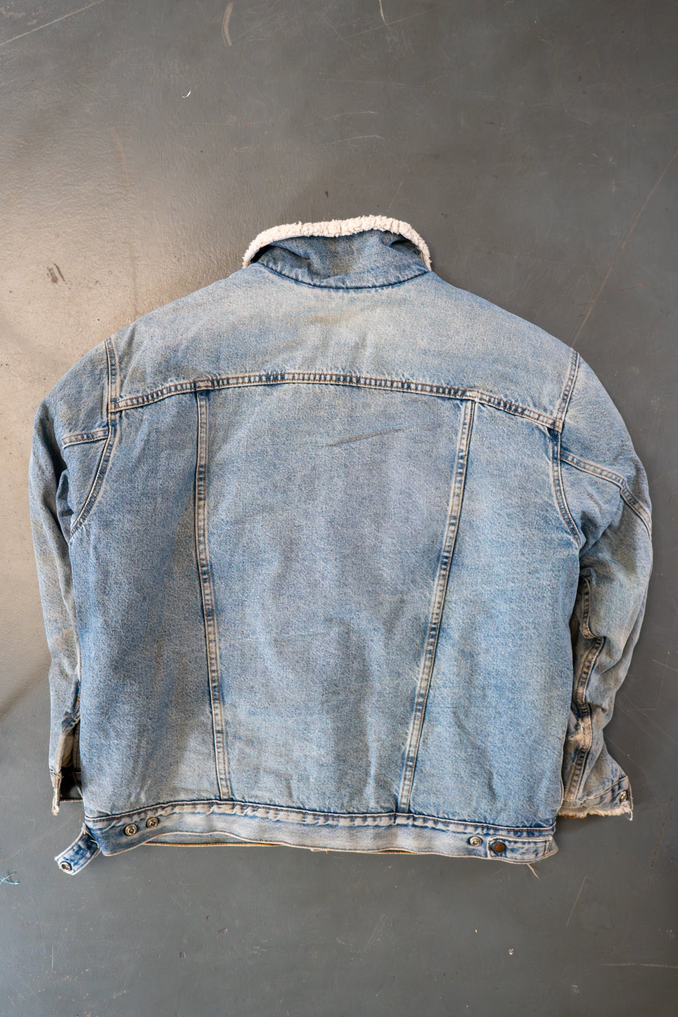 Vintage Levi's Sherpa Fleece Lined Denim Jacket - XXL