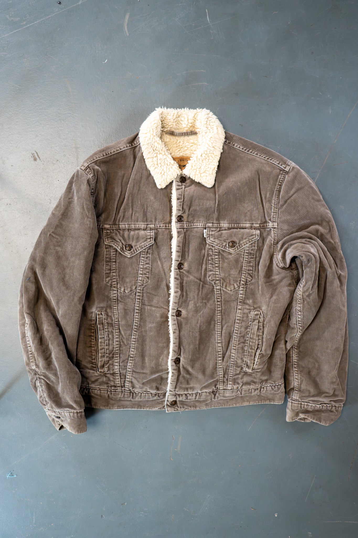Vintage Levi's Sherpa Fleece Lined Denim Jacket - XL