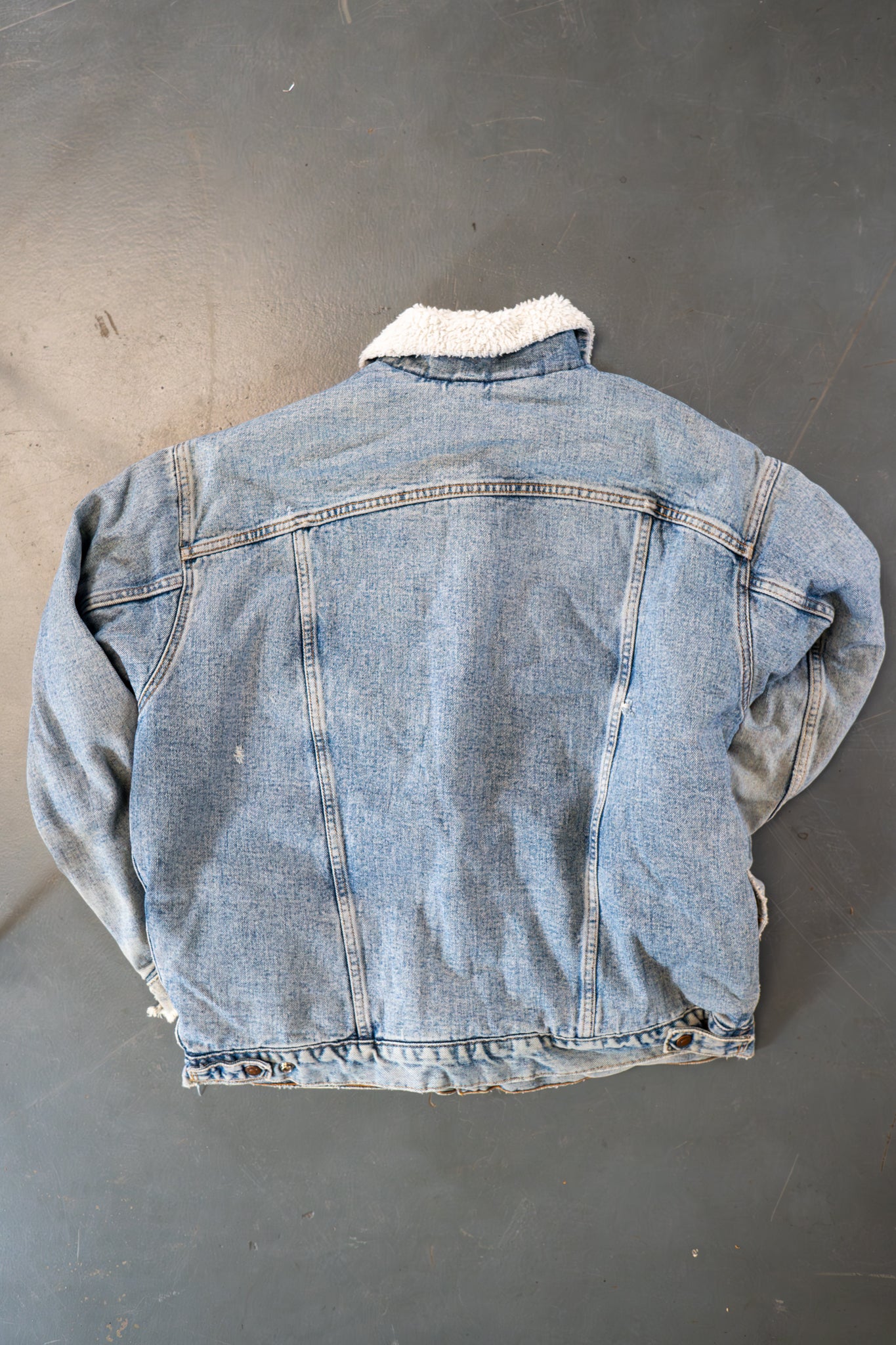 Vintage Levi's Sherpa Fleece Lined Denim Jacket - XXL