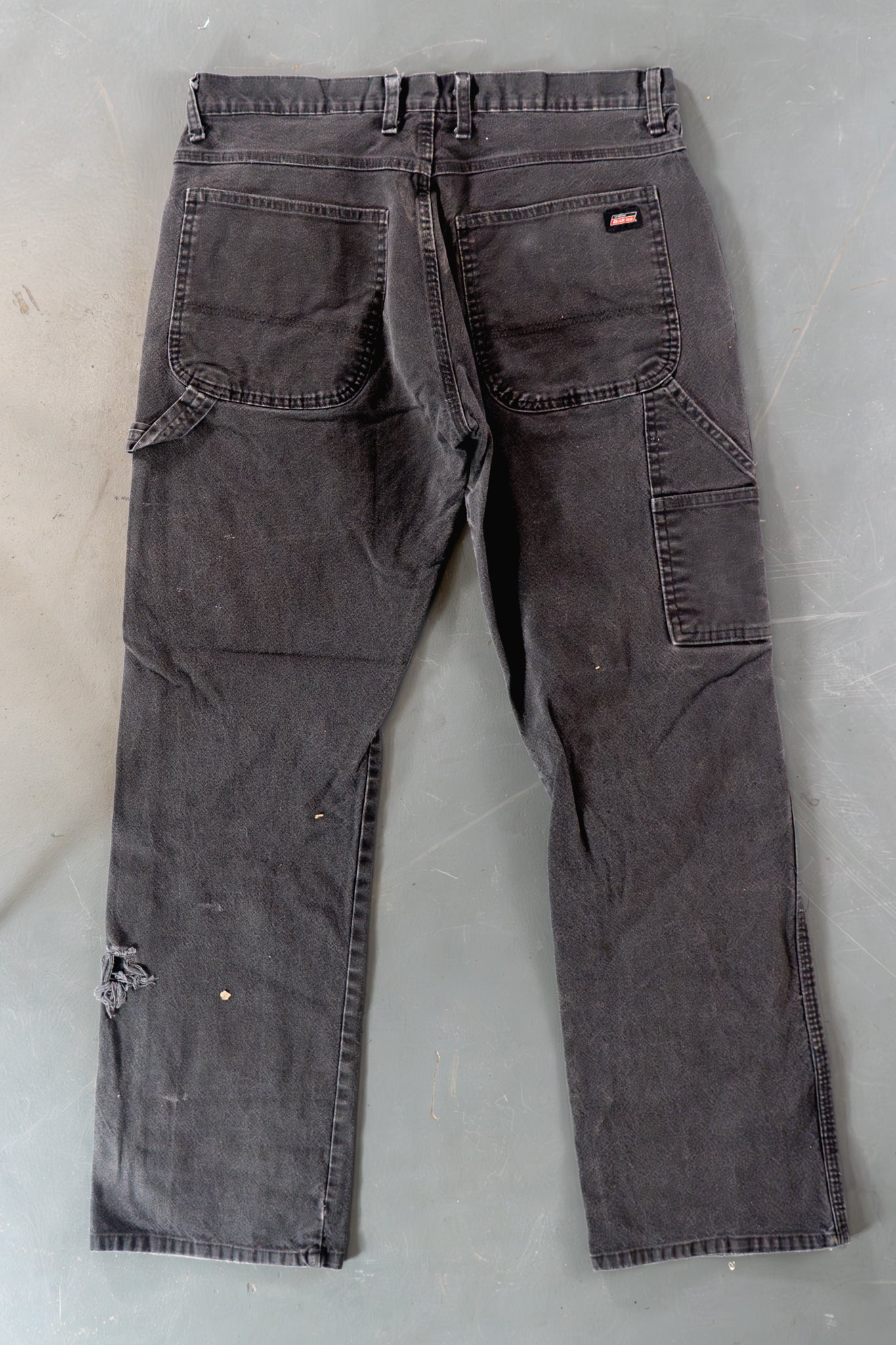 Dickies Vintage Carpenter Baggy Trousers– 90s Y2K - Black - W32, L31
