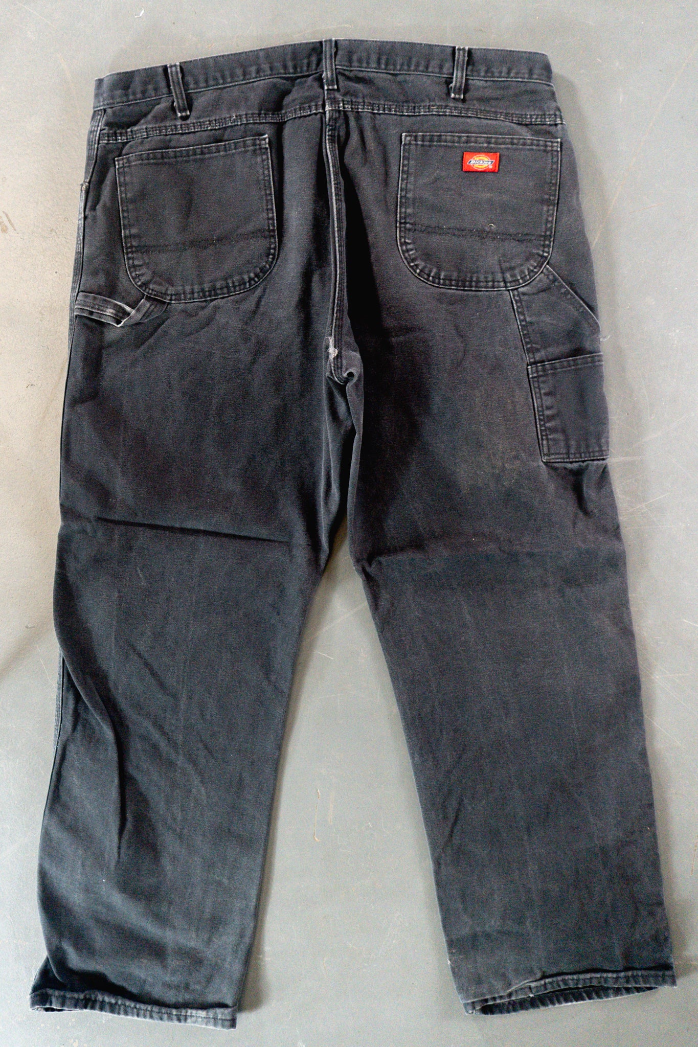 Dickies Vintage Carpenter Baggy Trousers– 90s Y2K - Black - W40, L31