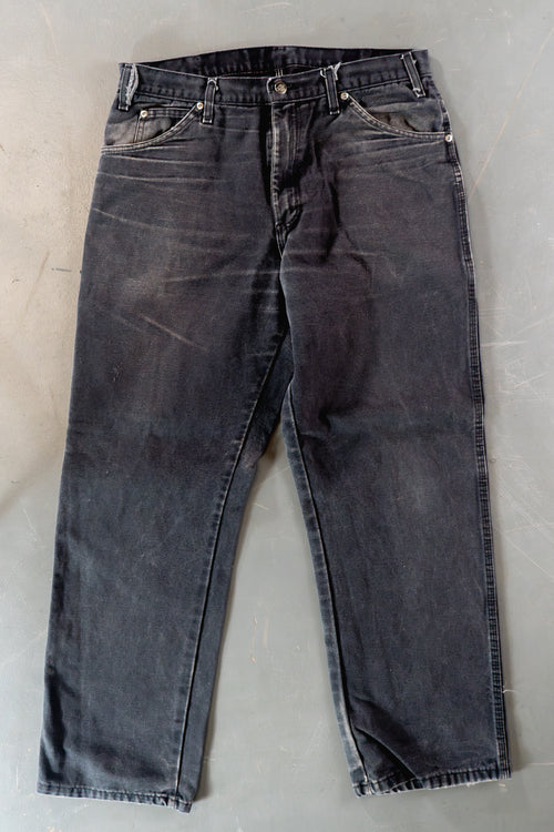 Dickies Vintage Carpenter Baggy Trousers– 90s Y2K - Black - W32, L30