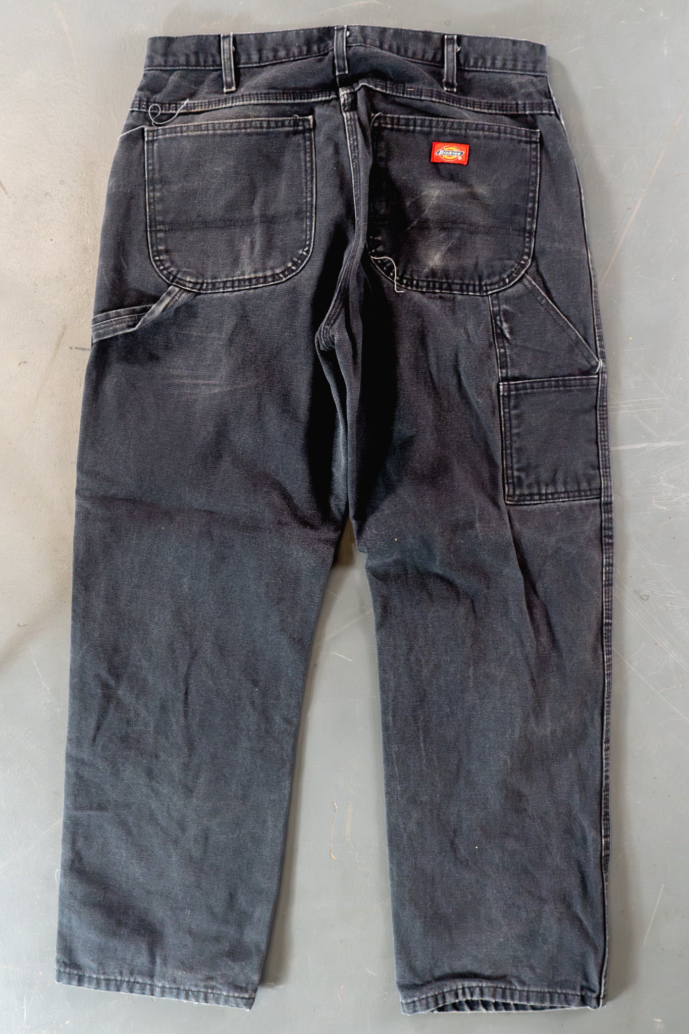 Dickies Vintage Carpenter Baggy Trousers– 90s Y2K - Black - W32, L30