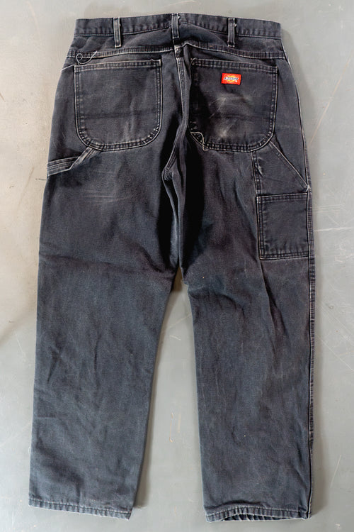 Dickies Vintage Carpenter Baggy Trousers– 90s Y2K - Black - W32, L30