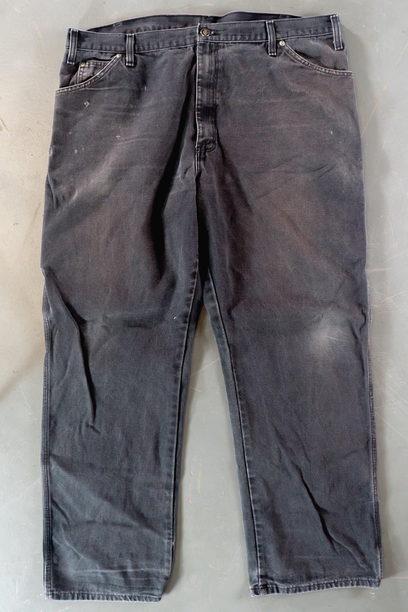 Dickies Vintage Carpenter Baggy Trousers– 90s Y2K - Black - W40, L31
