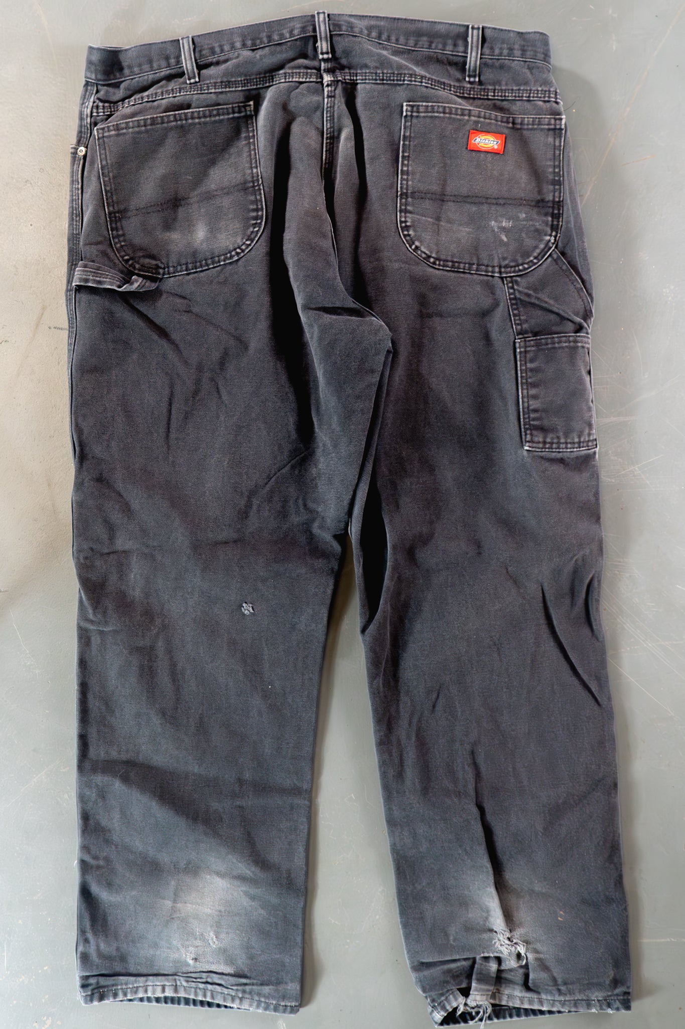 Dickies Vintage Carpenter Baggy Trousers– 90s Y2K - Black - W40, L31