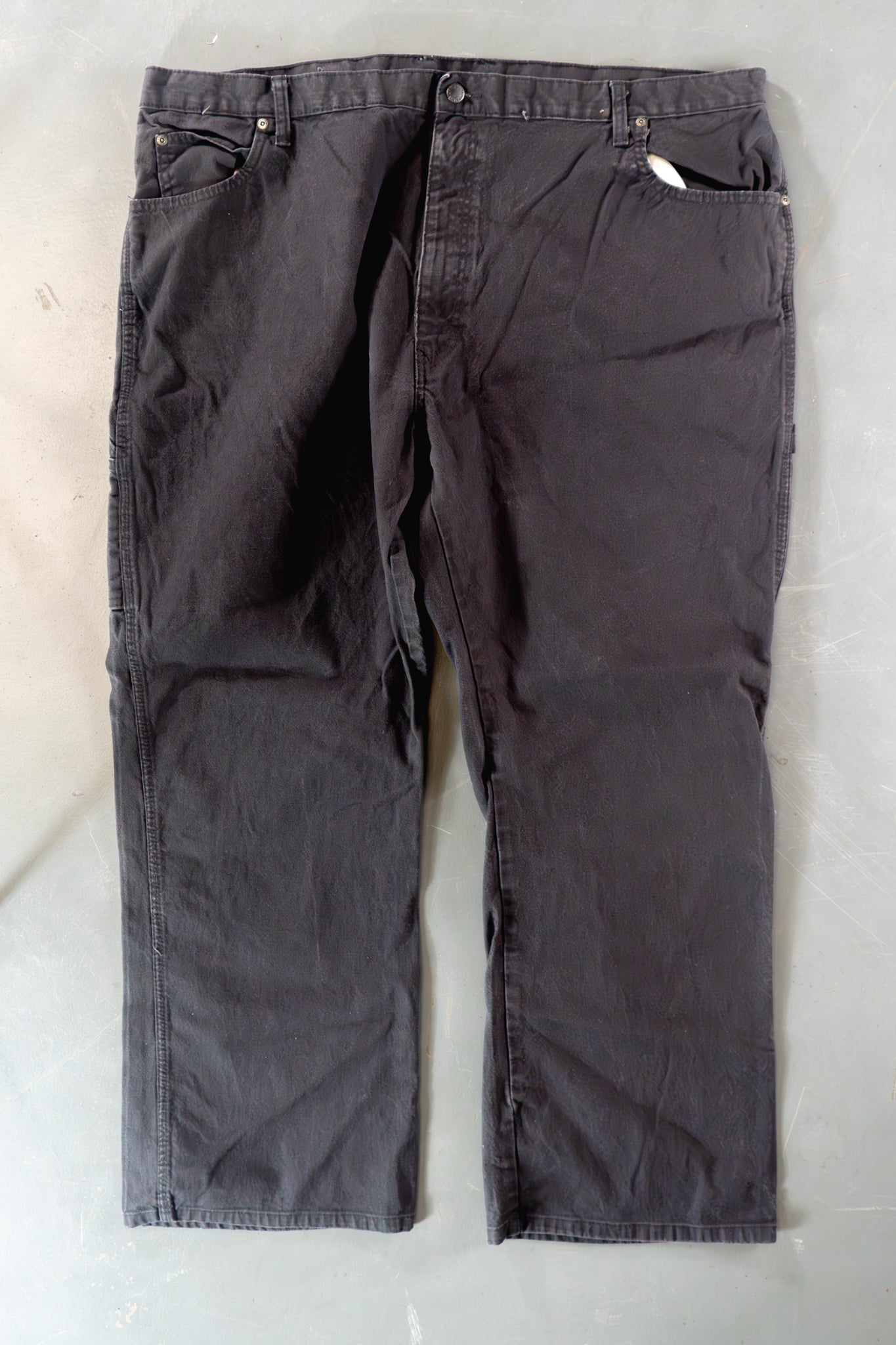 Dickies Vintage Carpenter Baggy Trousers– 90s Y2K - Black - W44, L30
