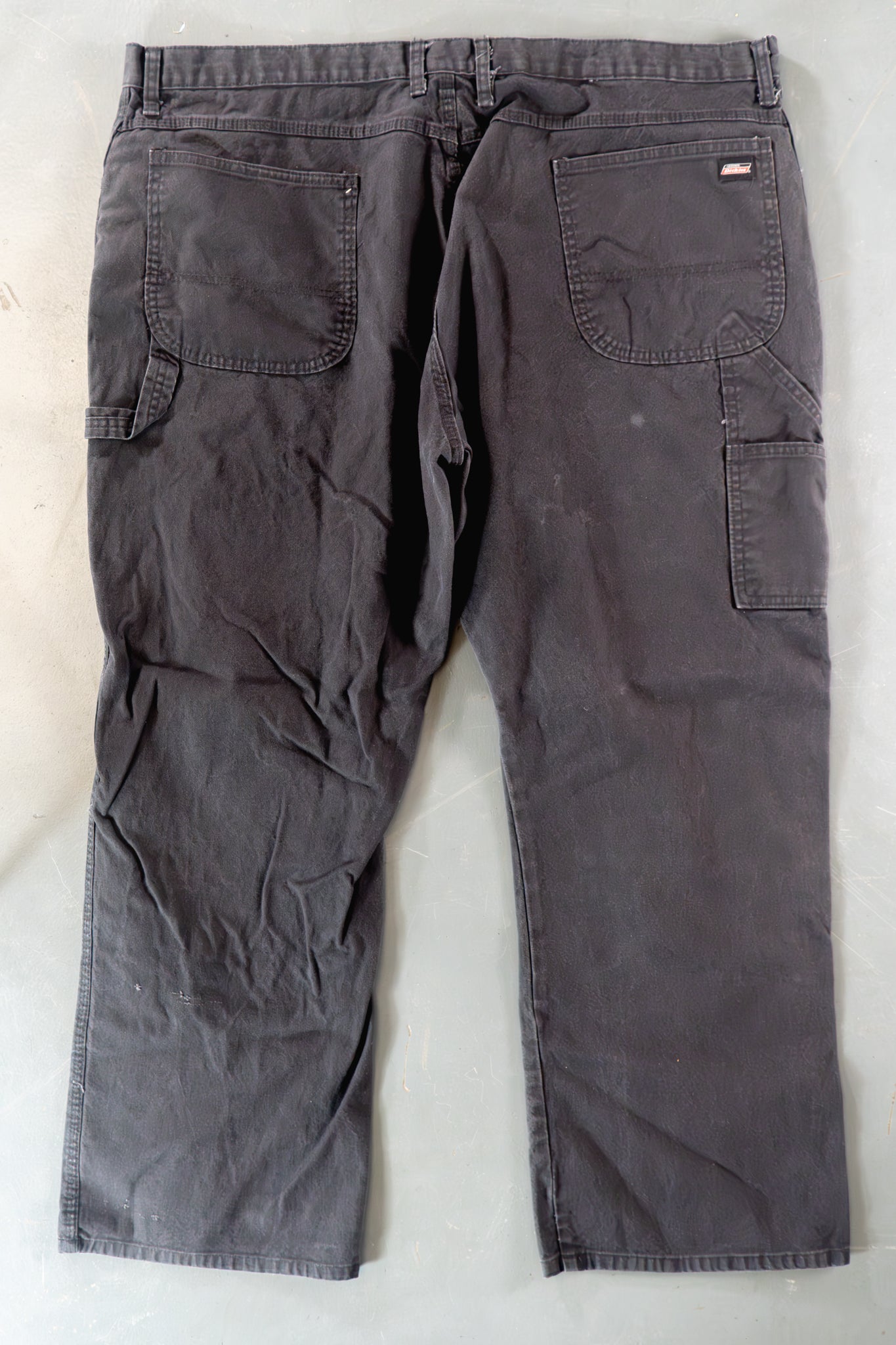 Dickies Vintage Carpenter Baggy Trousers– 90s Y2K - Black - W44, L30