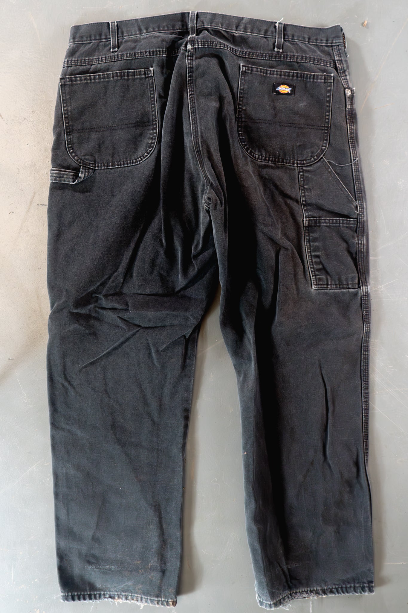 Dickies Vintage Carpenter Baggy Trousers– 90s Y2K - Black - W40, L31