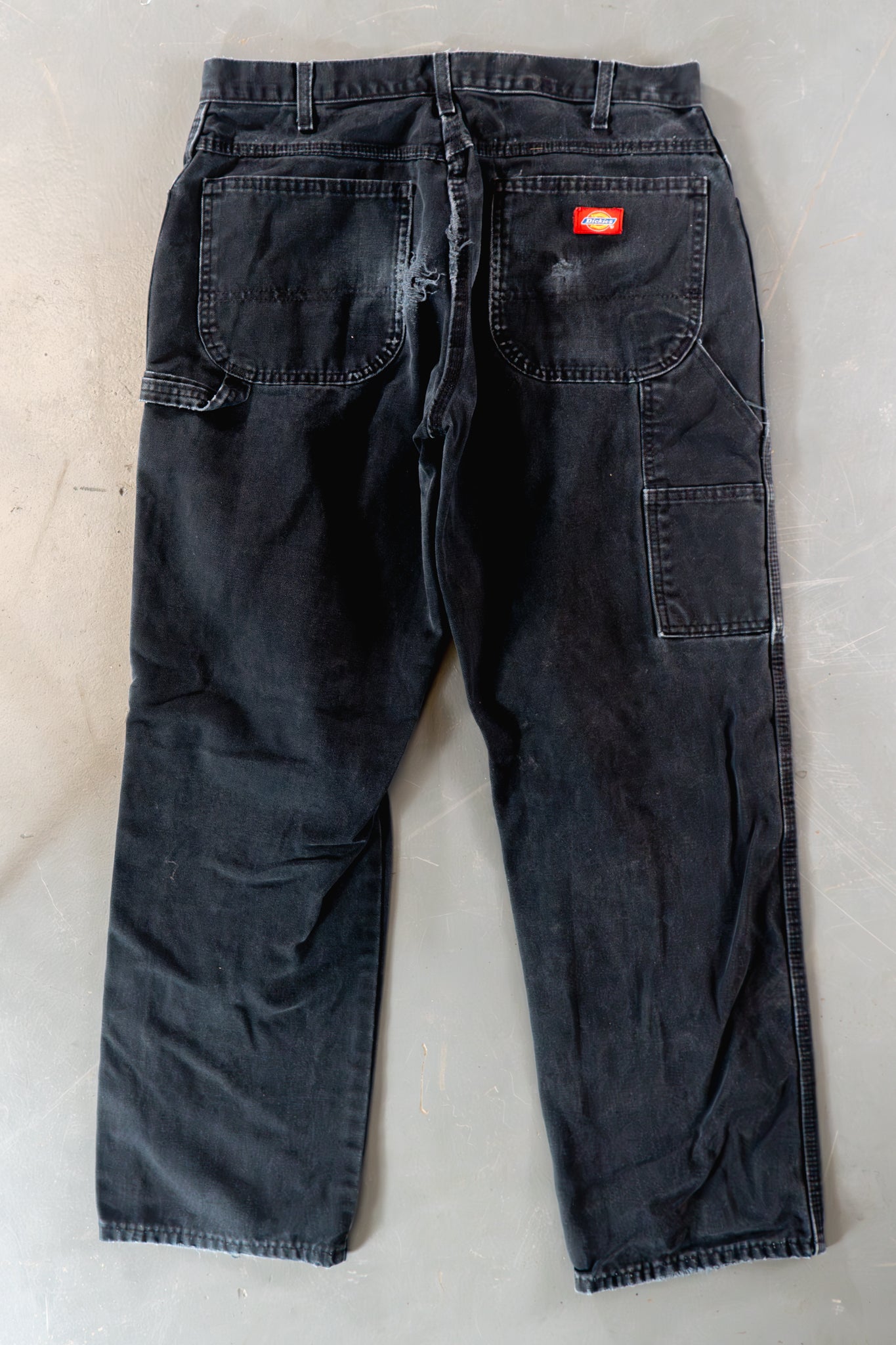 Dickies Vintage Carpenter Baggy Trousers– 90s Y2K - Black - W32, L30