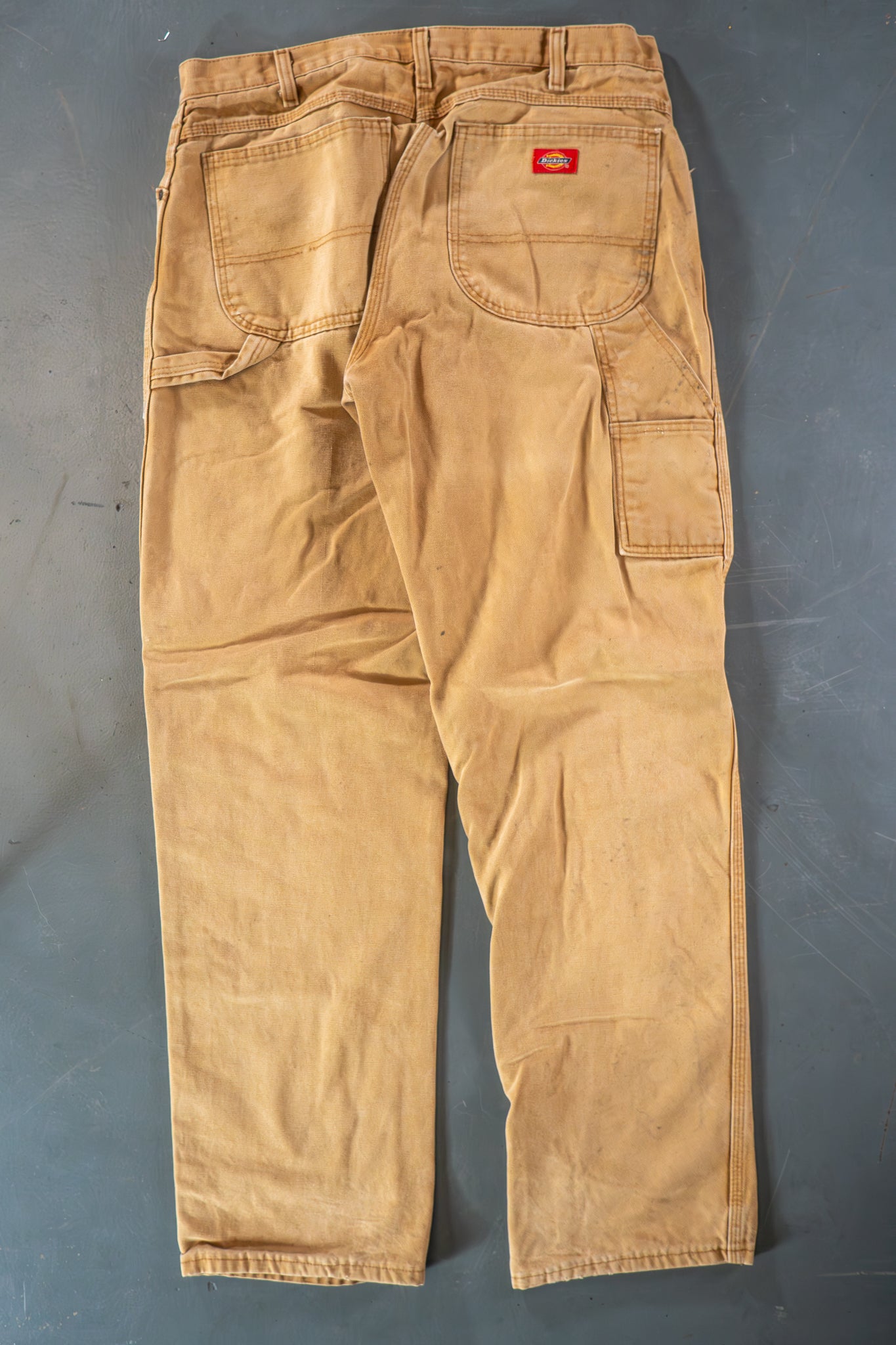 Dickies Vintage Carpenter Baggy Trousers– 90s Y2K - Tan - W32, L33