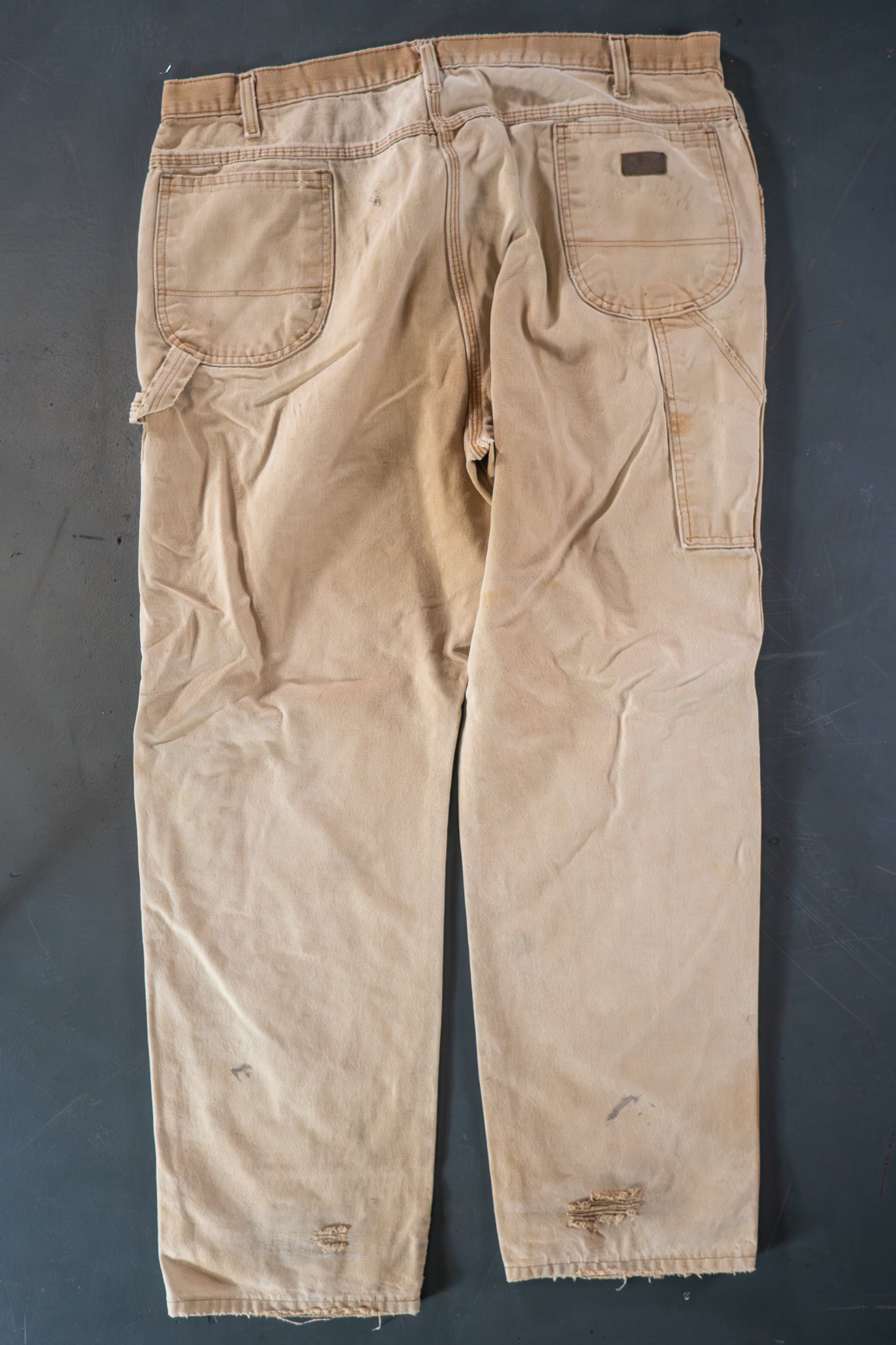 Dickies Vintage Carpenter Baggy Trousers– 90s Y2K - Tan - W38, L30