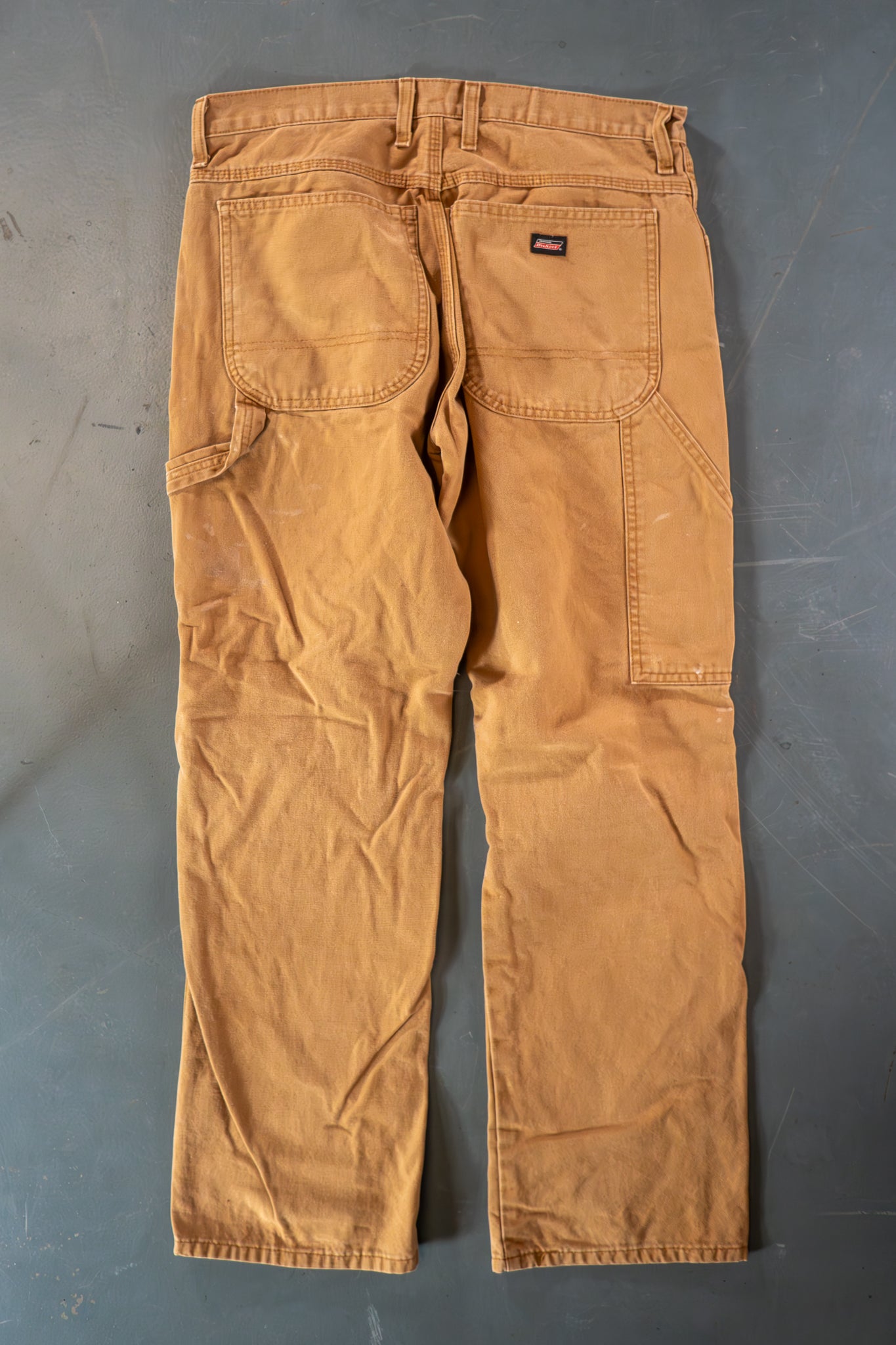 Dickies Vintage Carpenter Baggy Trousers– 90s Y2K - Tan - W33, L30