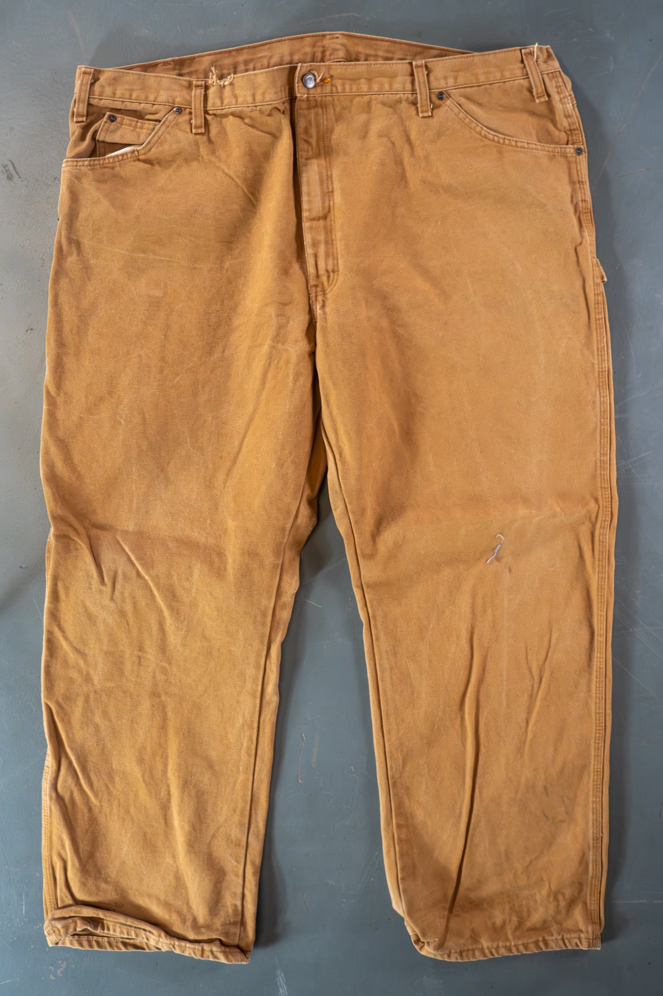 Dickies Vintage Carpenter Baggy Trousers– 90s Y2K - Tan - W44, L29