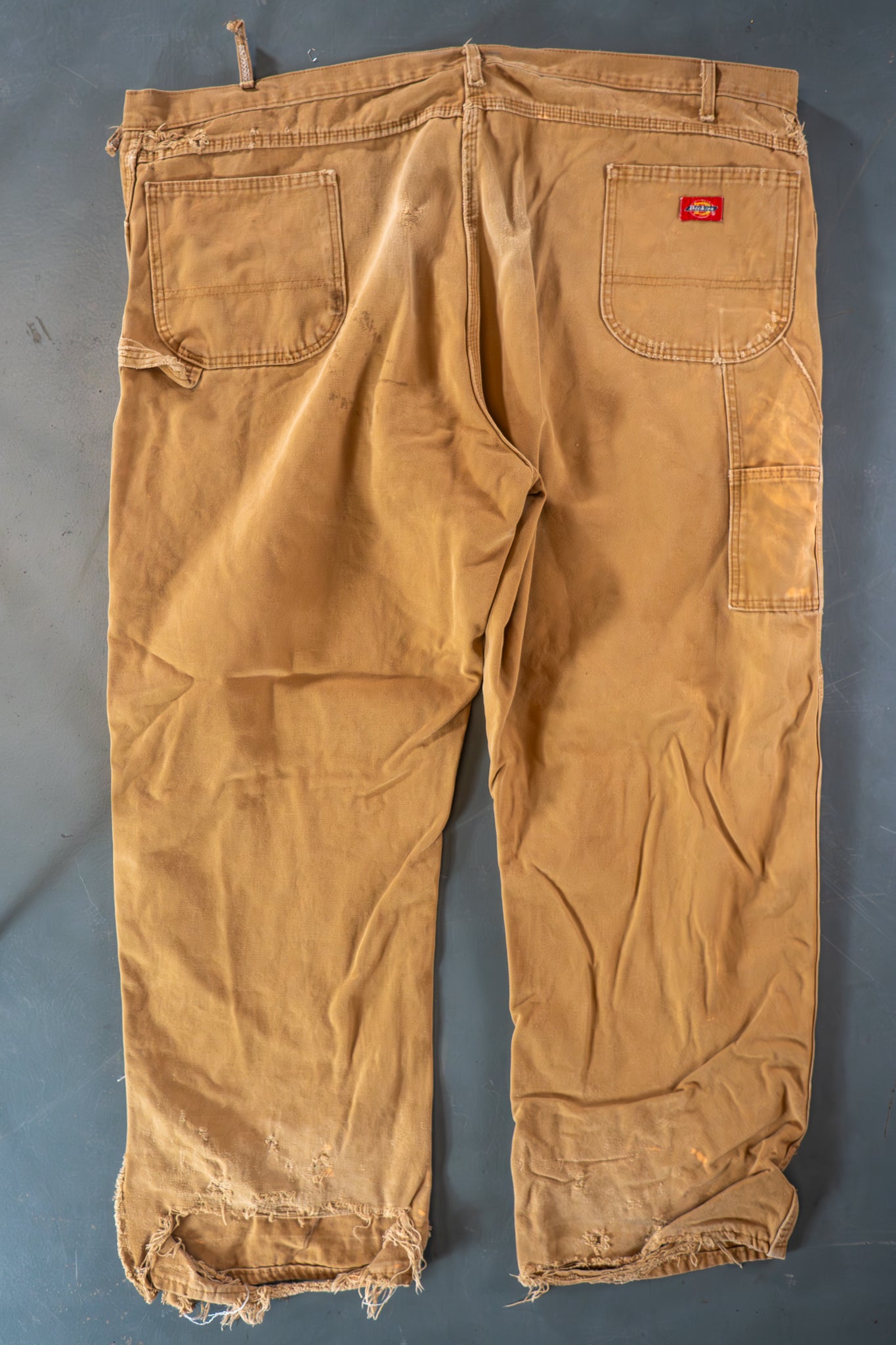 Dickies Vintage Carpenter Baggy Trousers– 90s Y2K - Tan - W48, L30