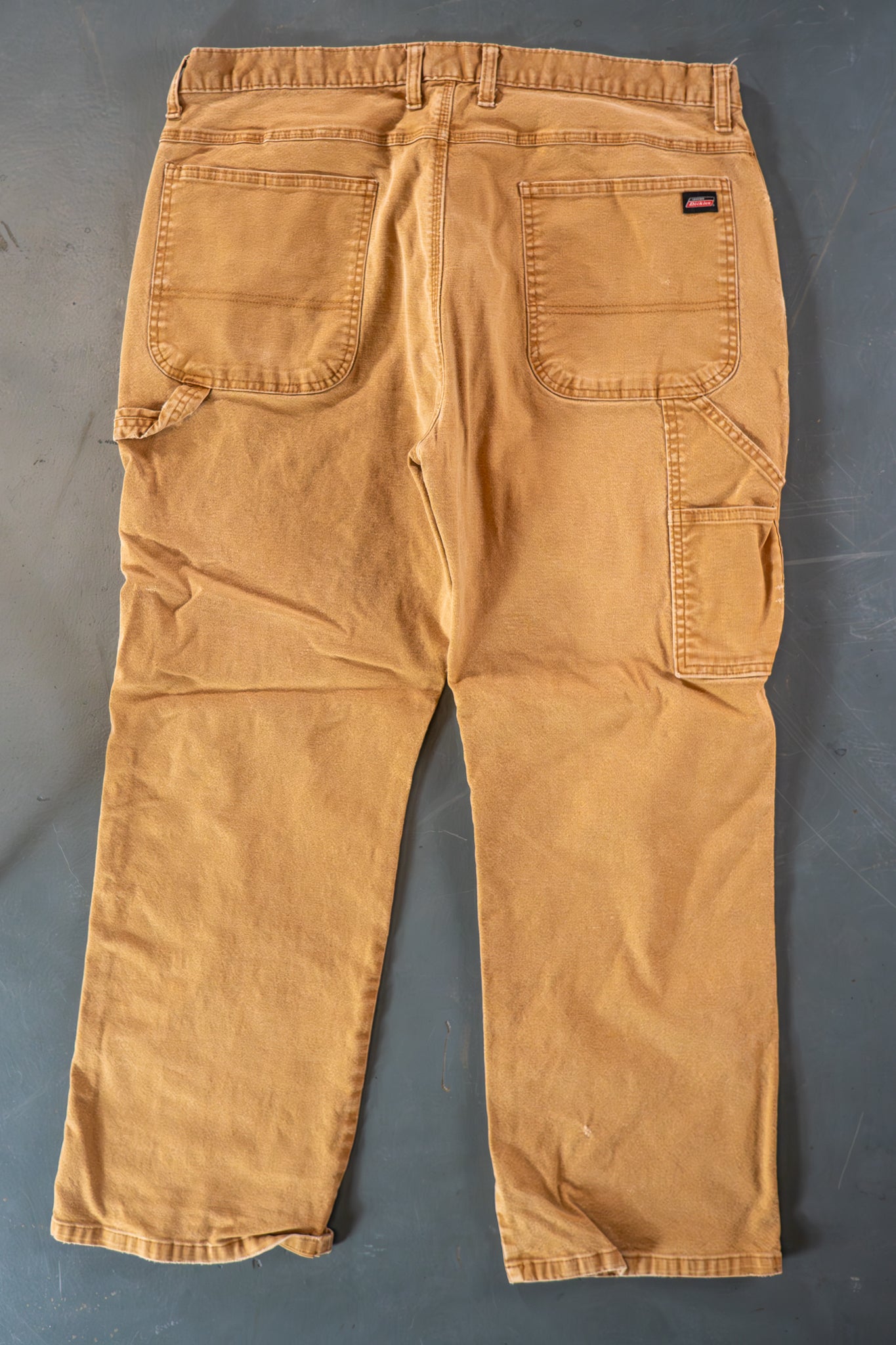 Dickies Vintage Carpenter Baggy Trousers– 90s Y2K - Tan - W36, L28