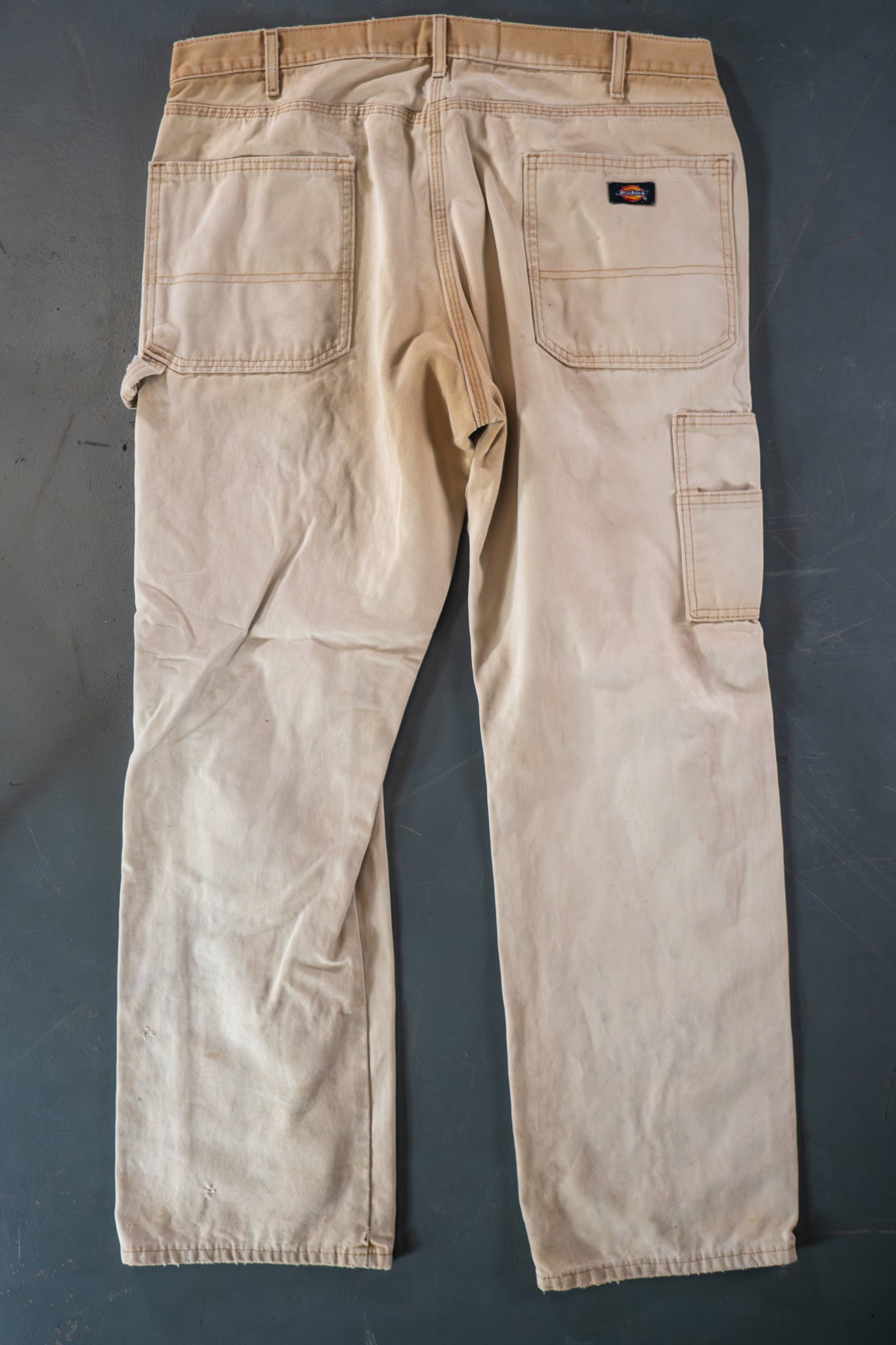 Dickies Vintage Carpenter Baggy Trousers– 90s Y2K - Tan - W36, L31