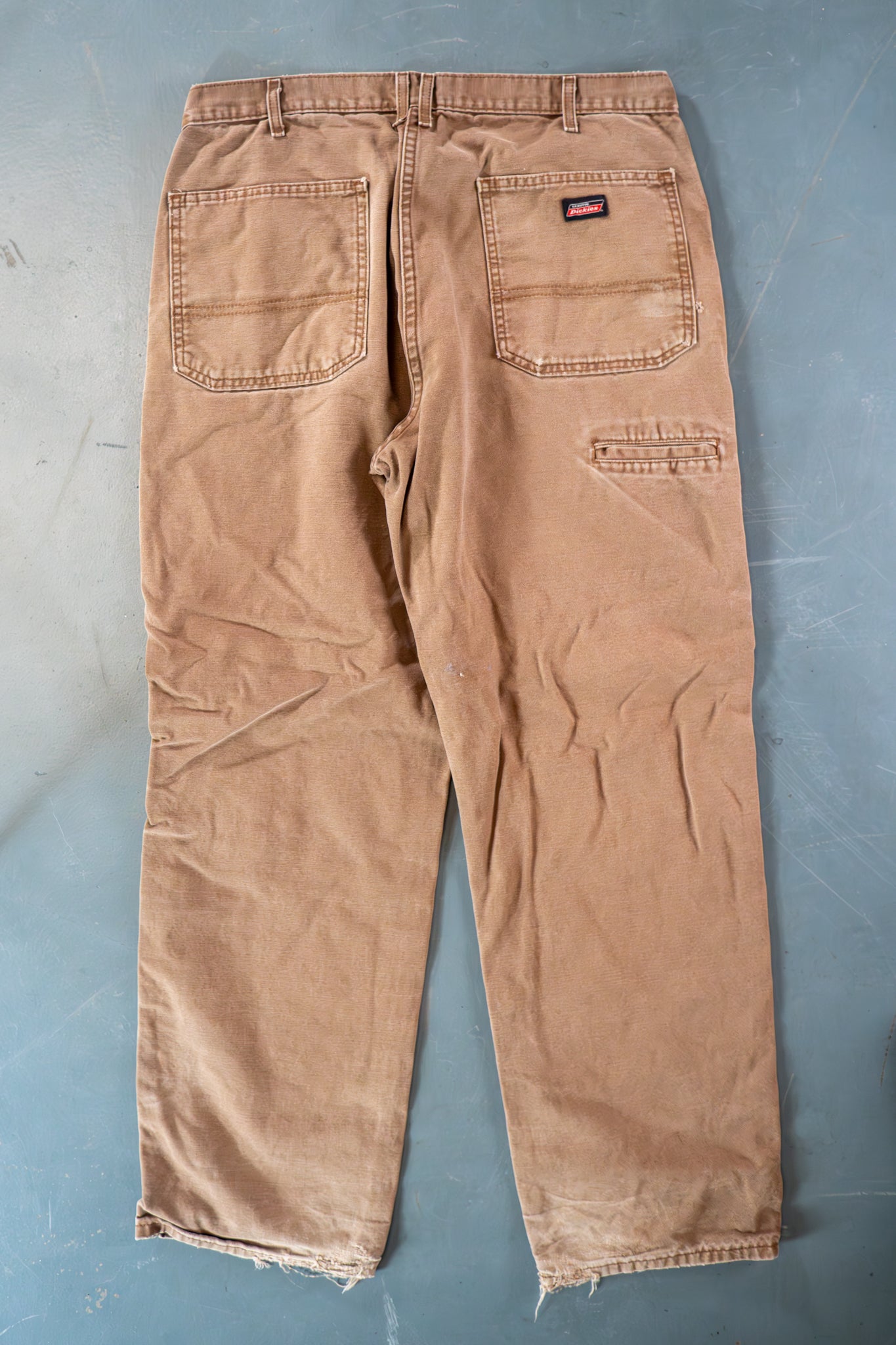 Dickies Vintage Carpenter Baggy Trousers– 90s Y2K - Brown - W32, L31