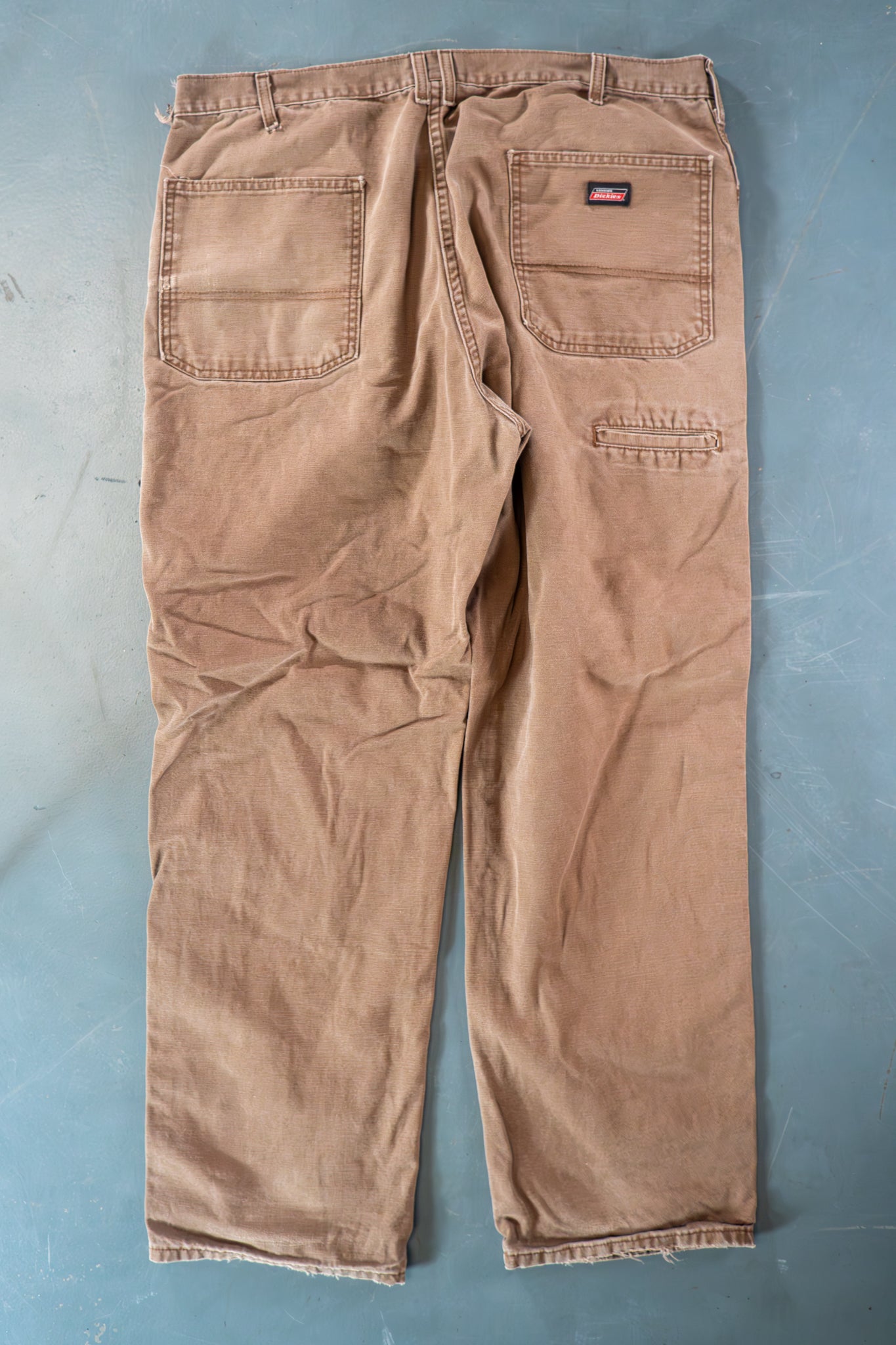 Dickies Vintage Carpenter Baggy Trousers– 90s Y2K - Brown - W38, L32