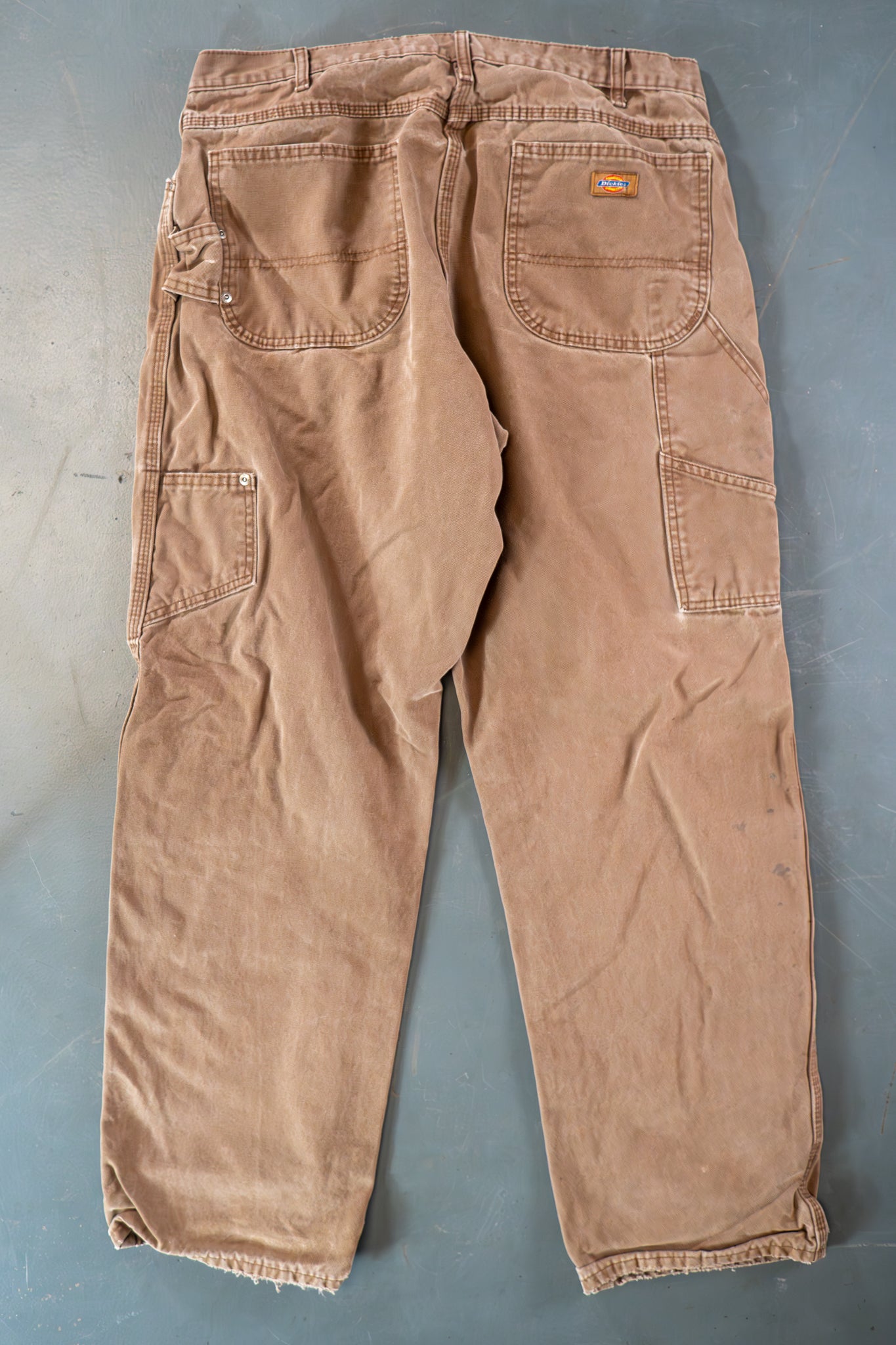 Dickies Vintage Carpenter Baggy Trousers– 90s Y2K - Brown - W36, L30