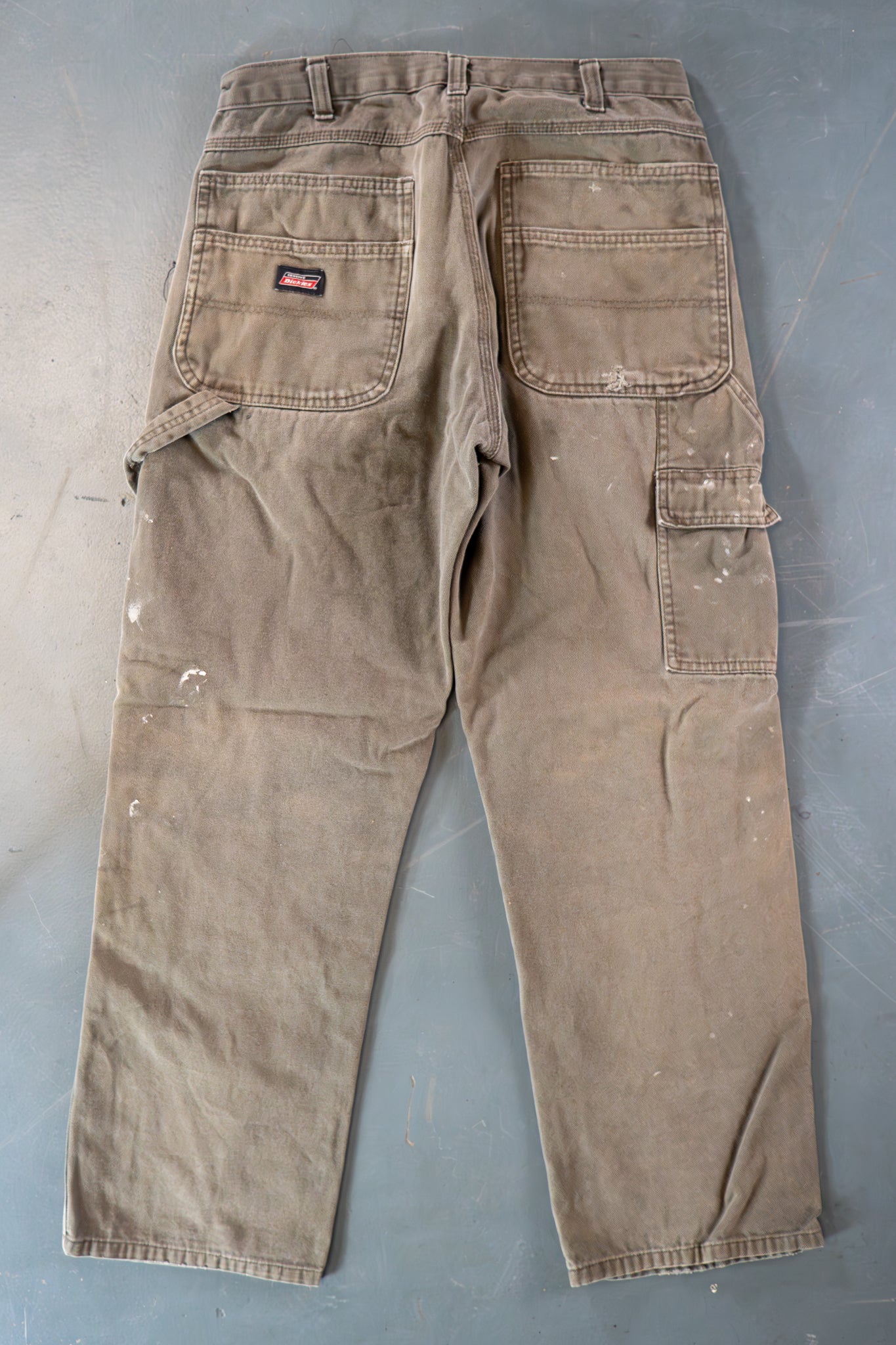 Dickies Vintage Carpenter Baggy Trousers– 90s Y2K - Brown - W30, L30