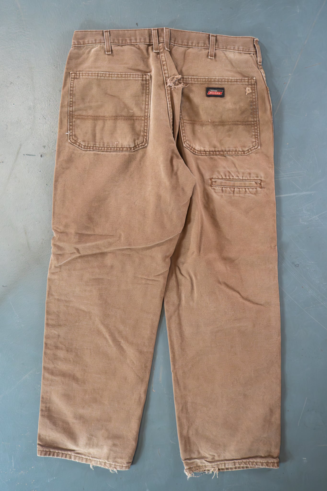 Dickies Vintage Carpenter Baggy Trousers– 90s Y2K - Brown - W32, L28