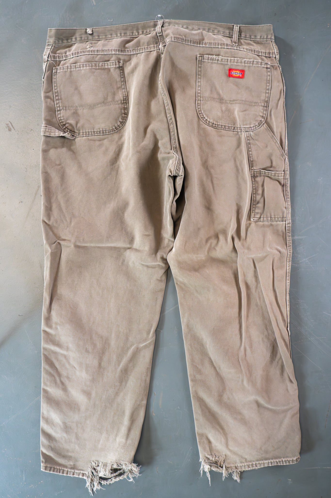 Dickies Vintage Carpenter Baggy Trousers– 90s Y2K - Brown - W44, L32