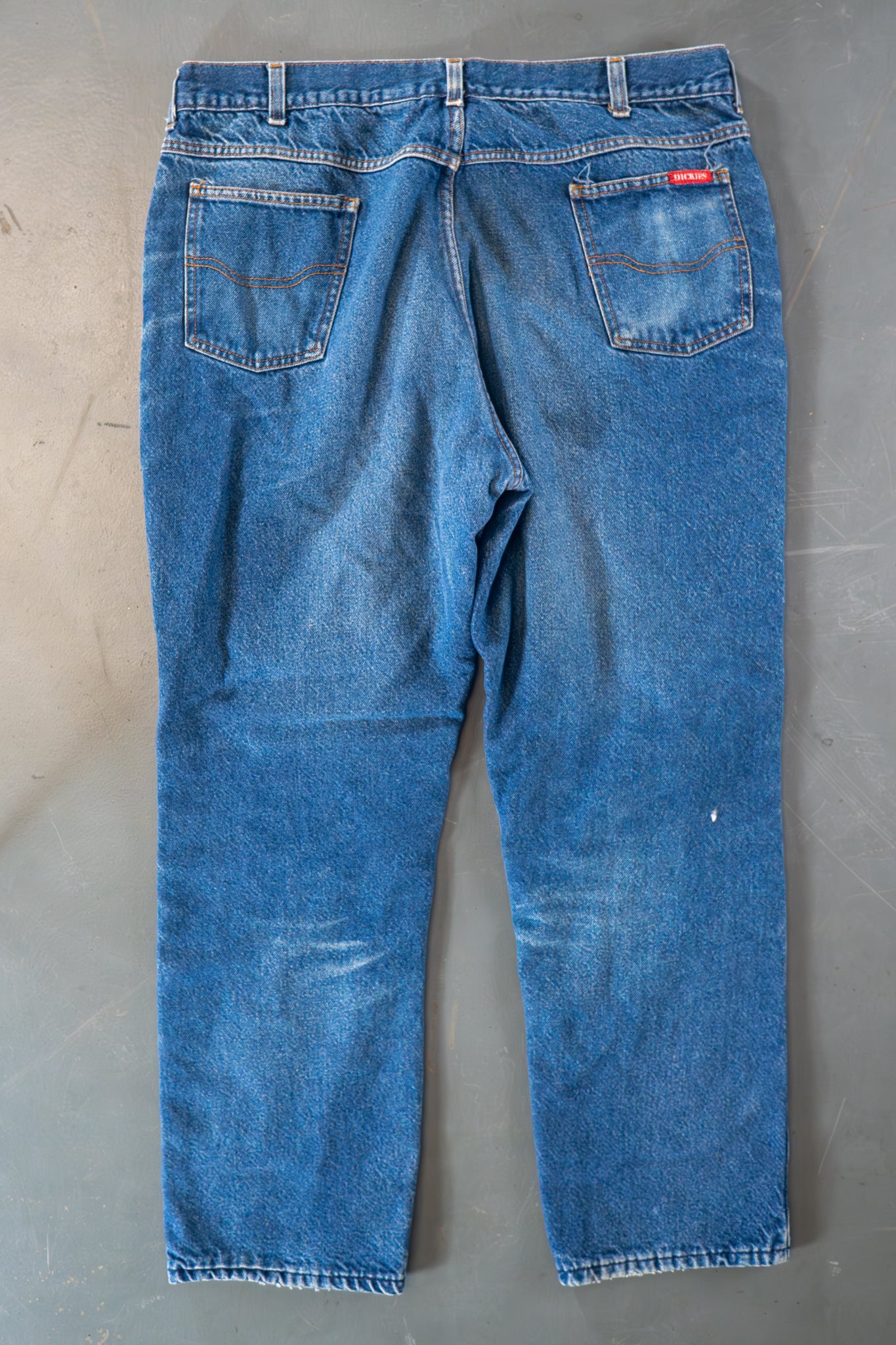Dickies Vintage Carpenter Baggy Trousers– 90s Y2K - Denim - W36, L28