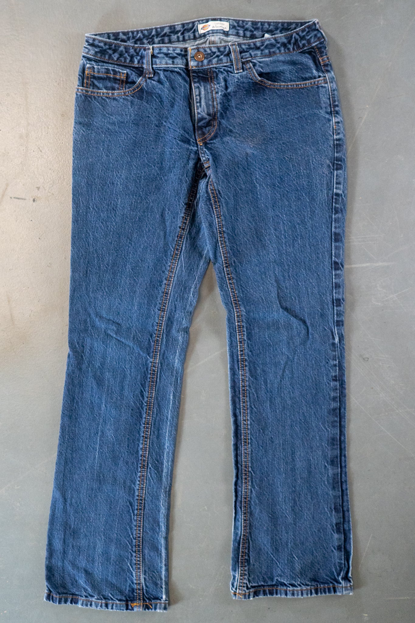 Dickies Vintage Carpenter Baggy Trousers– 90s Y2K - Denim - W30, L31