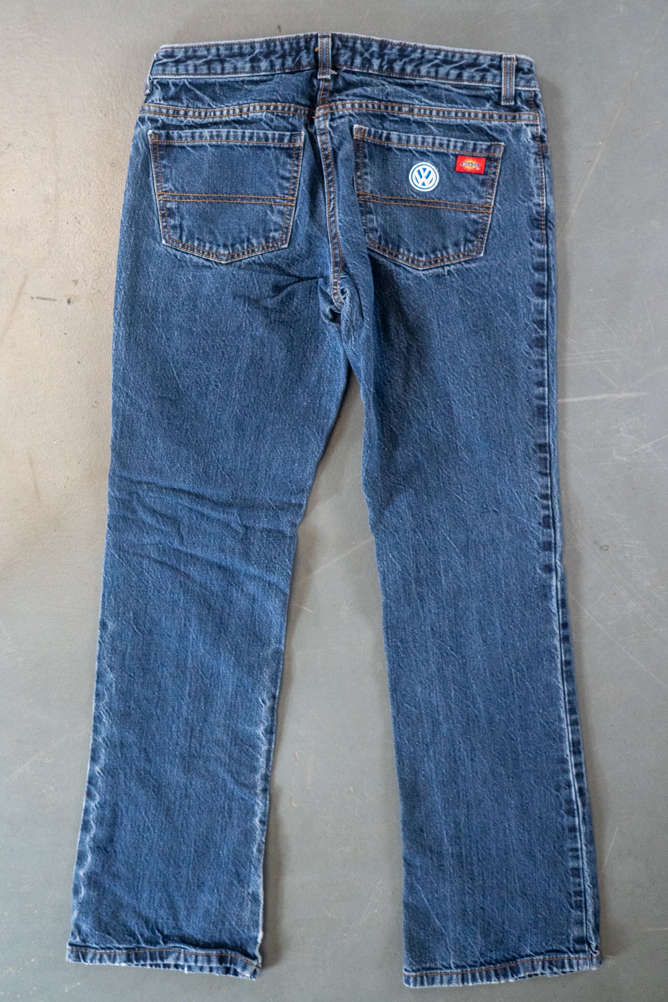 Dickies Vintage Carpenter Baggy Trousers– 90s Y2K - Denim - W30, L31