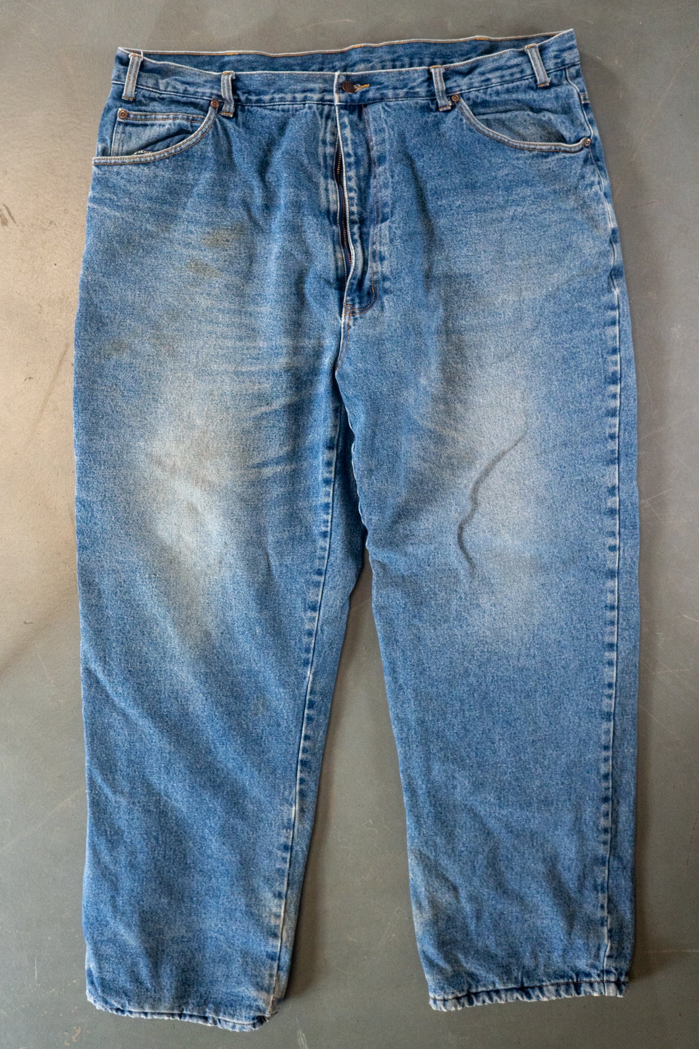 Dickies Vintage Carpenter Baggy Trousers– 90s Y2K - Denim - W40, L30