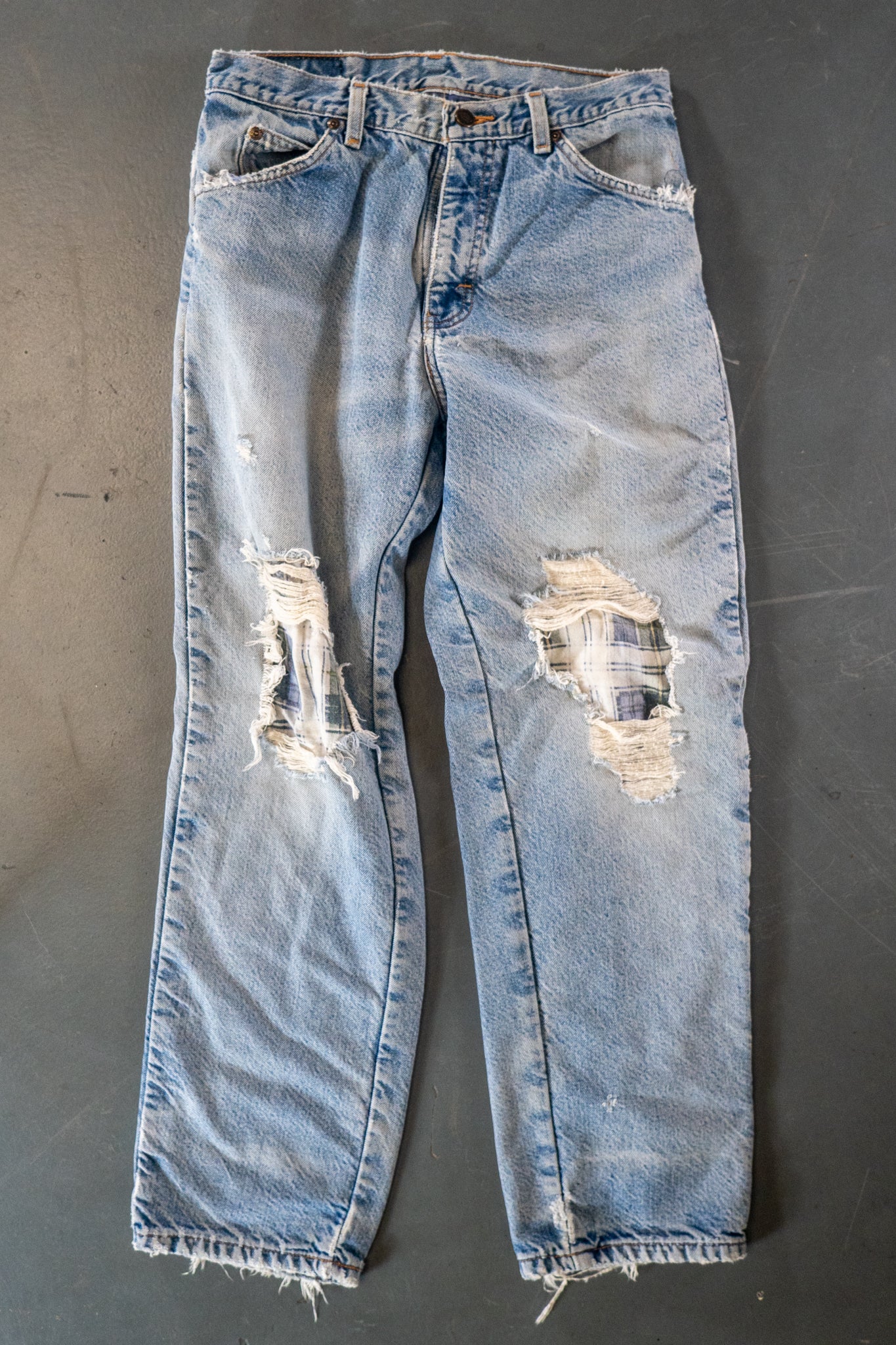 Dickies Vintage Carpenter Baggy Trousers– 90s Y2K - Denim - W26, L28