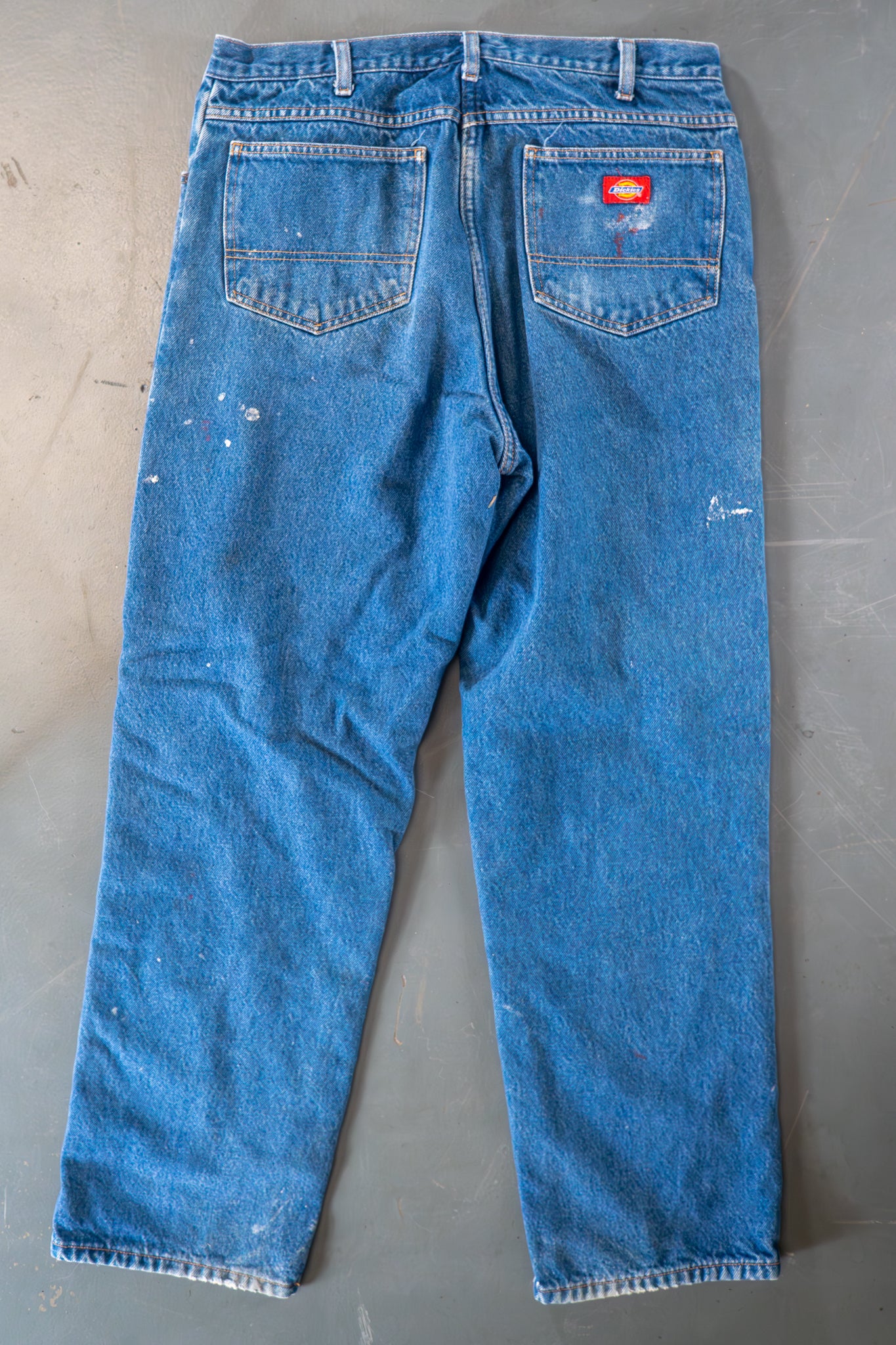 Dickies Vintage Carpenter Baggy Trousers– 90s Y2K - Denim - W32, L30
