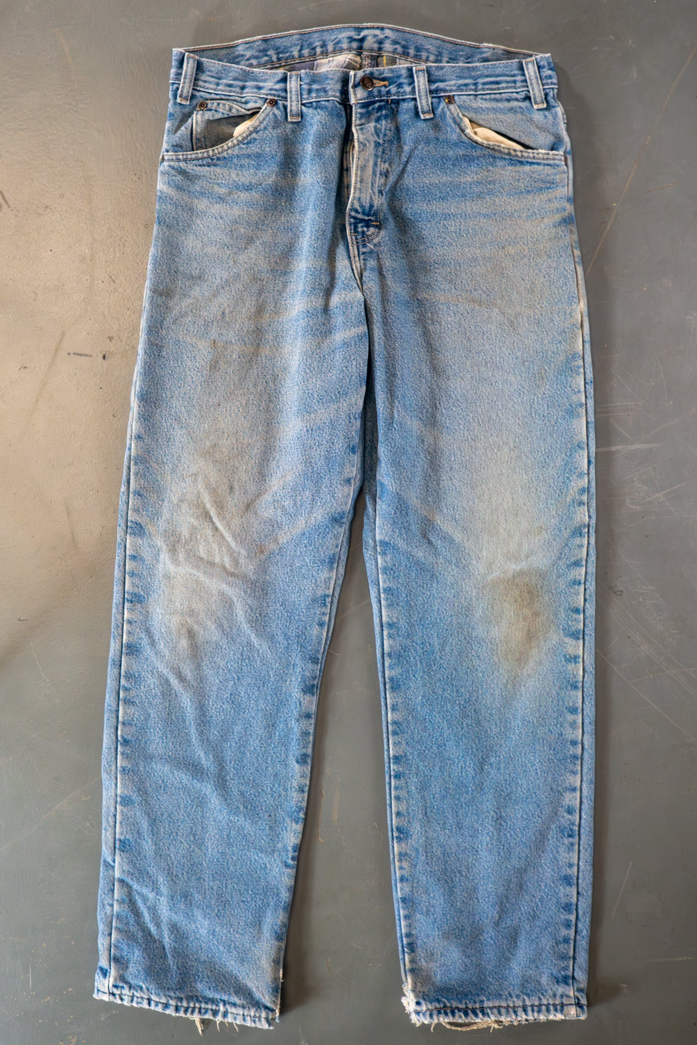 Dickies Vintage Carpenter Baggy Trousers– 90s Y2K - Denim - W32, L32