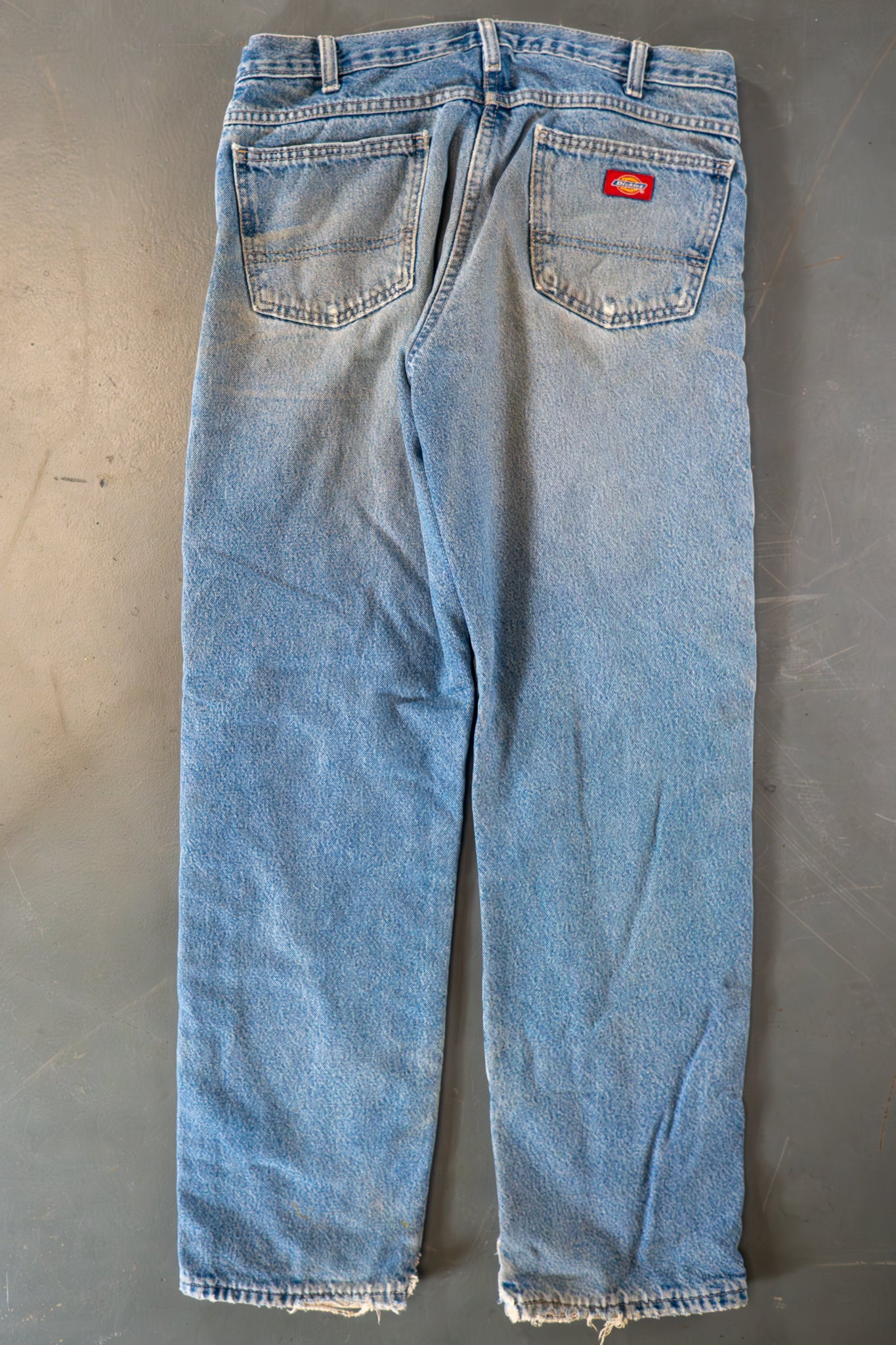 Dickies Vintage Carpenter Baggy Trousers– 90s Y2K - Denim - W32, L32