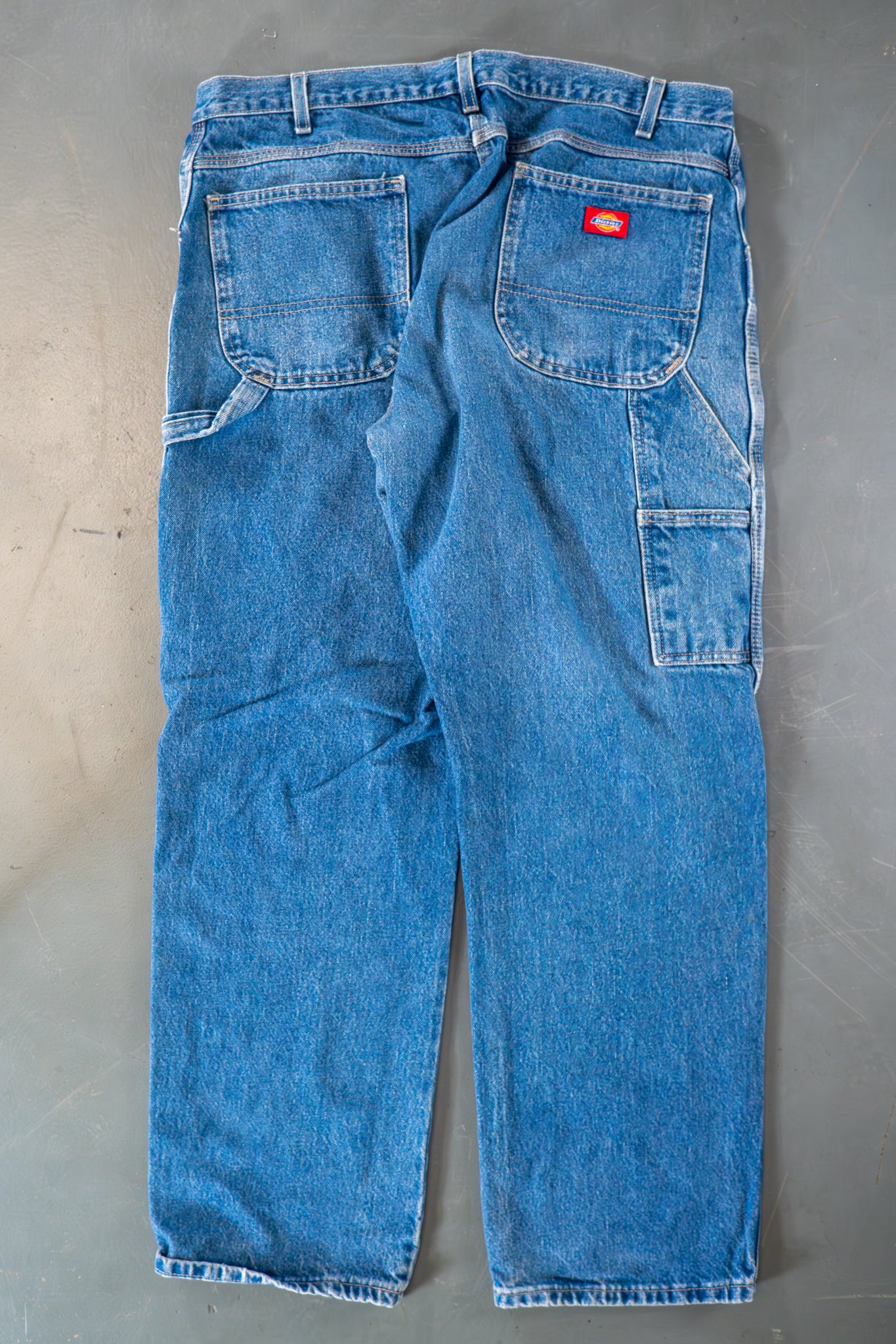 Dickies Vintage Carpenter Baggy Trousers– 90s Y2K - Denim - W36, L31