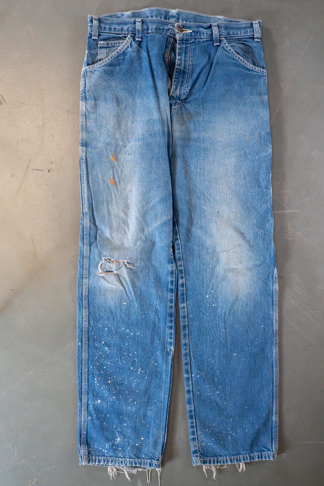 Dickies Vintage Carpenter Baggy Trousers– 90s Y2K - Denim - W34, L33