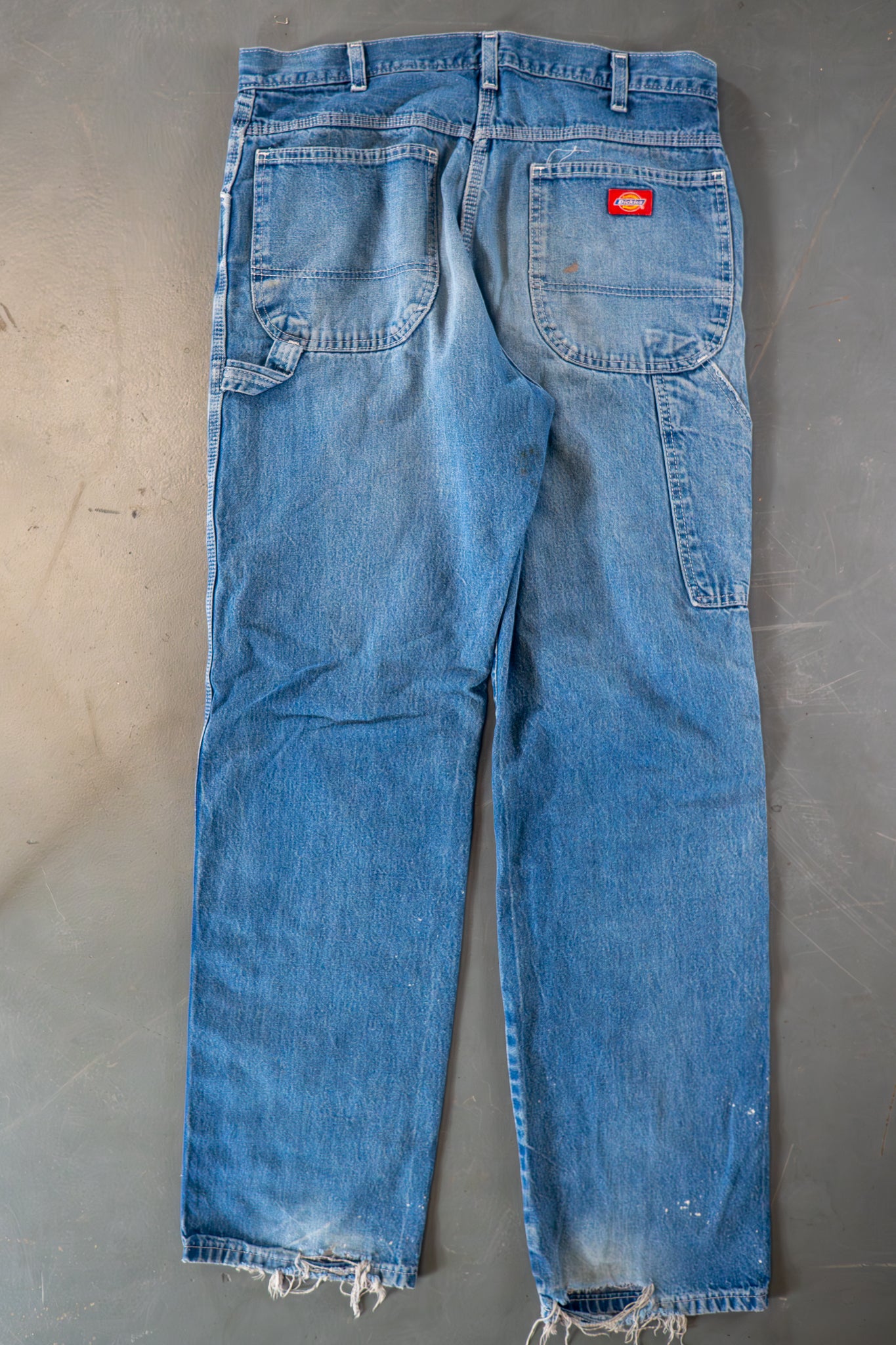 Dickies Vintage Carpenter Baggy Trousers– 90s Y2K - Denim - W34, L33