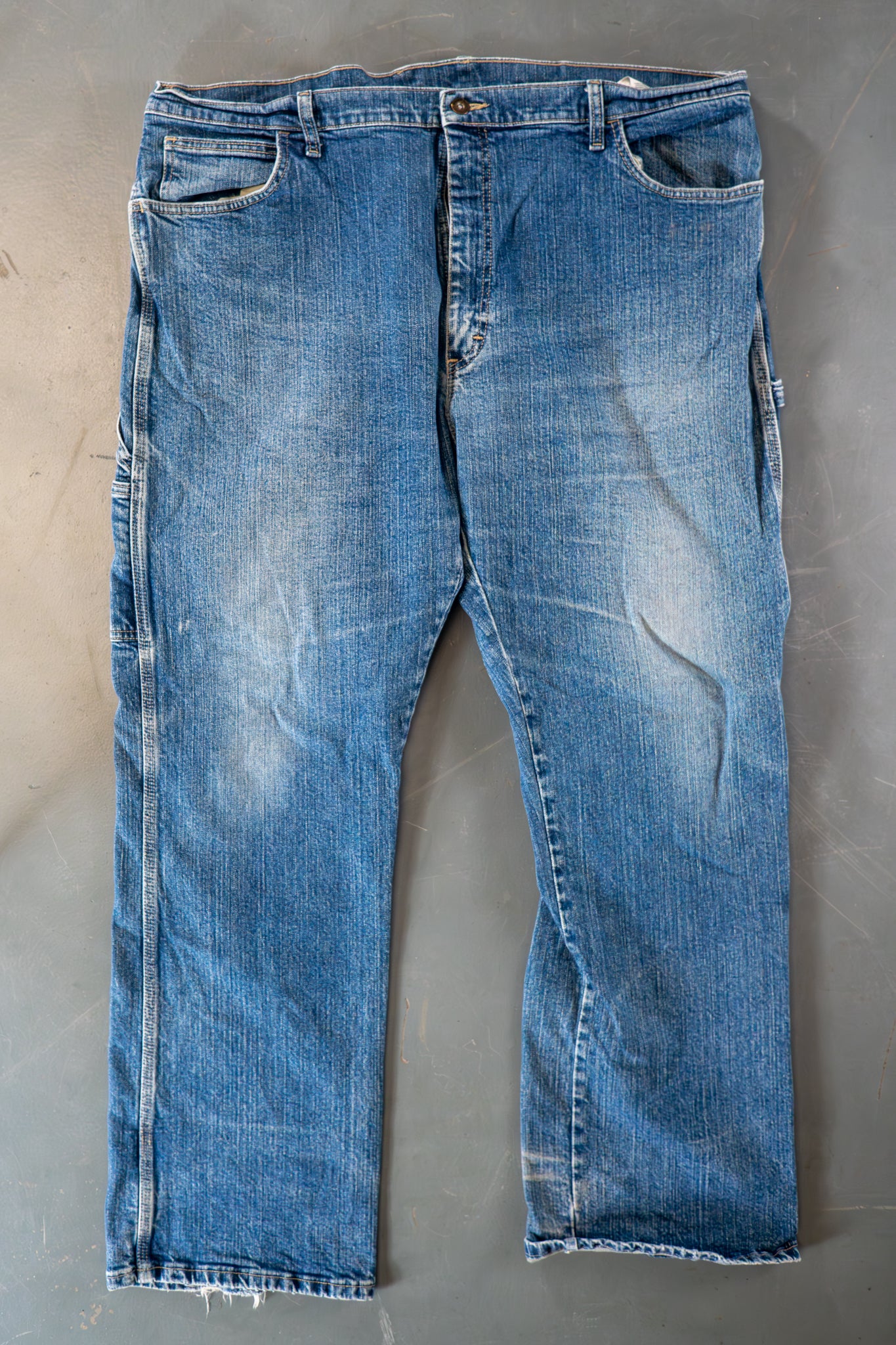 Dickies Vintage Carpenter Baggy Trousers– 90s Y2K - Denim - W42, L30