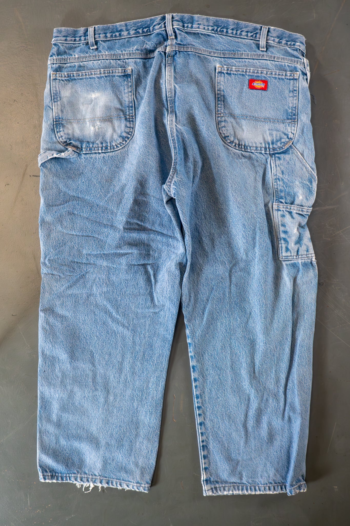Dickies Vintage Carpenter Baggy Trousers– 90s Y2K - Denim - W42, L27